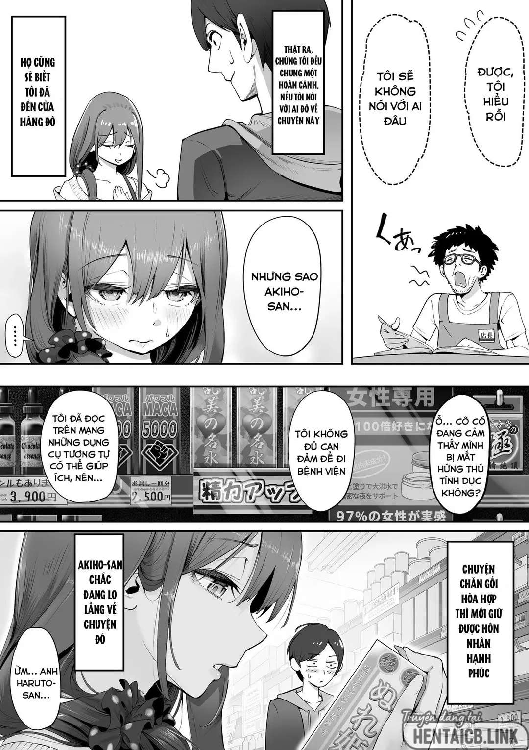 HentaiVN.net - Ảnh 5 - Cô vợ trẻ ở một cửa tiệm người lớn - oneshot
