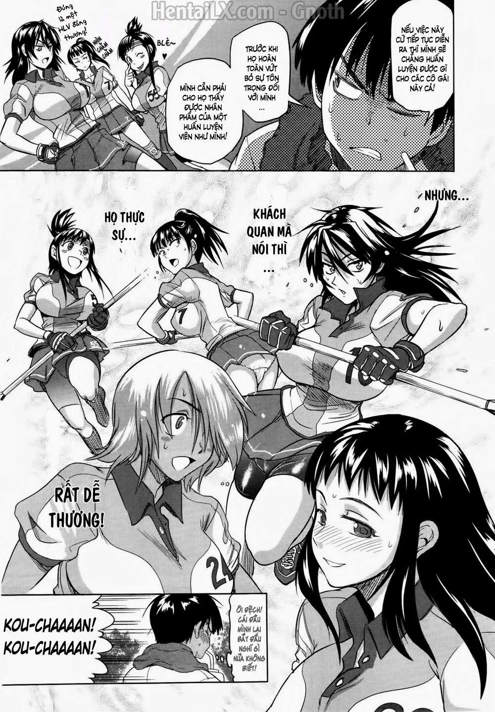 HentaiVN.net - Ảnh 11 - Jyoshi Luck! Girls Lacrosse Club - Chương 1