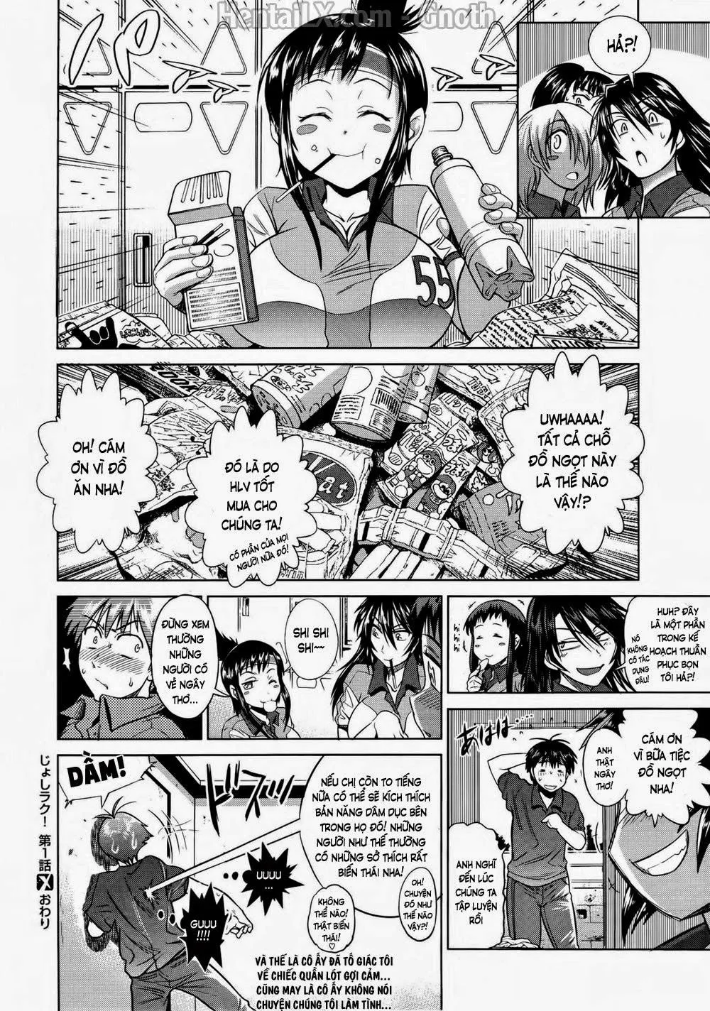 HentaiVN.net - Ảnh 40 - Jyoshi Luck! Girls Lacrosse Club - Chương 1