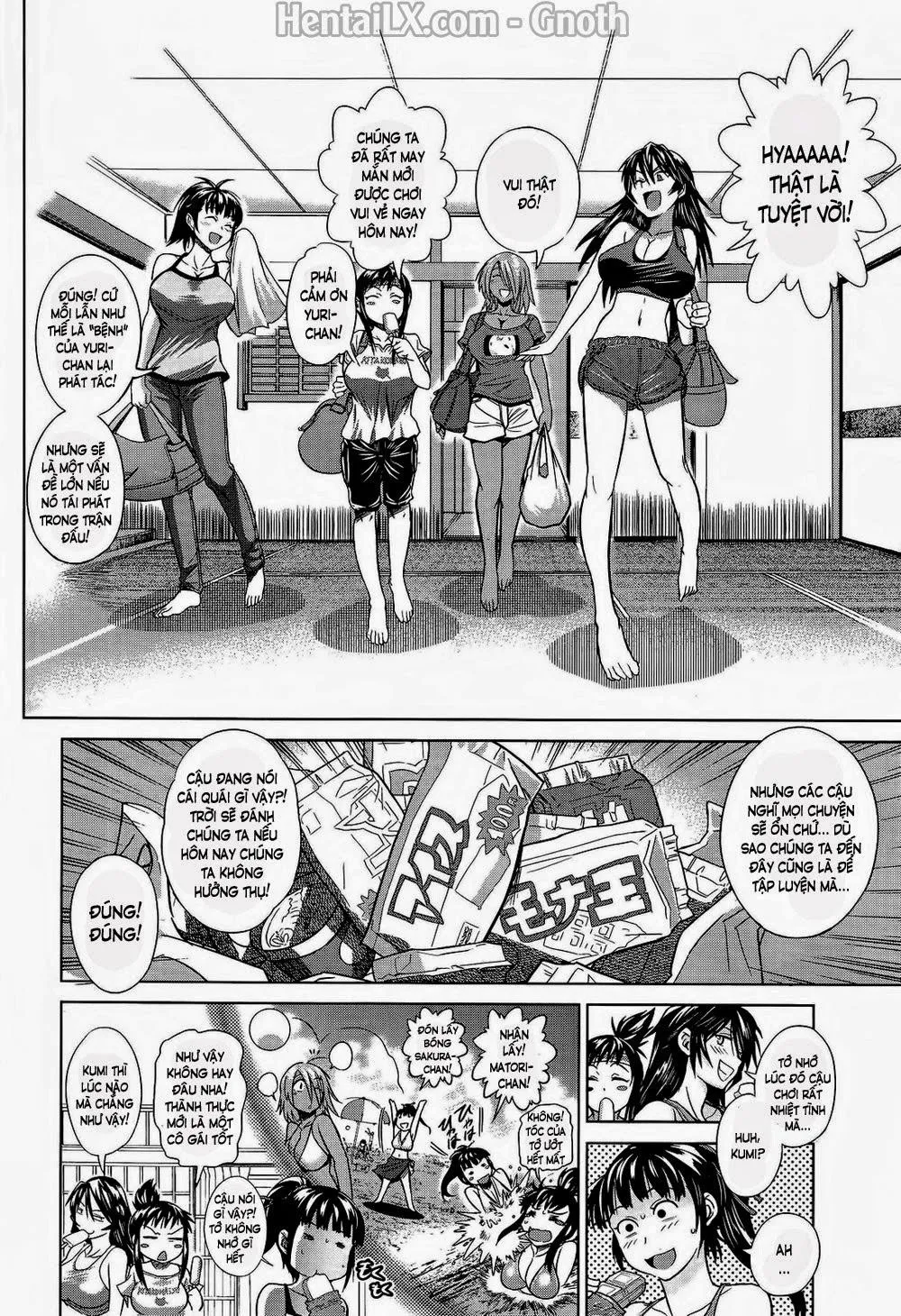HentaiVN.net - Ảnh 12 - Jyoshi Luck! Girls Lacrosse Club - Chương 2