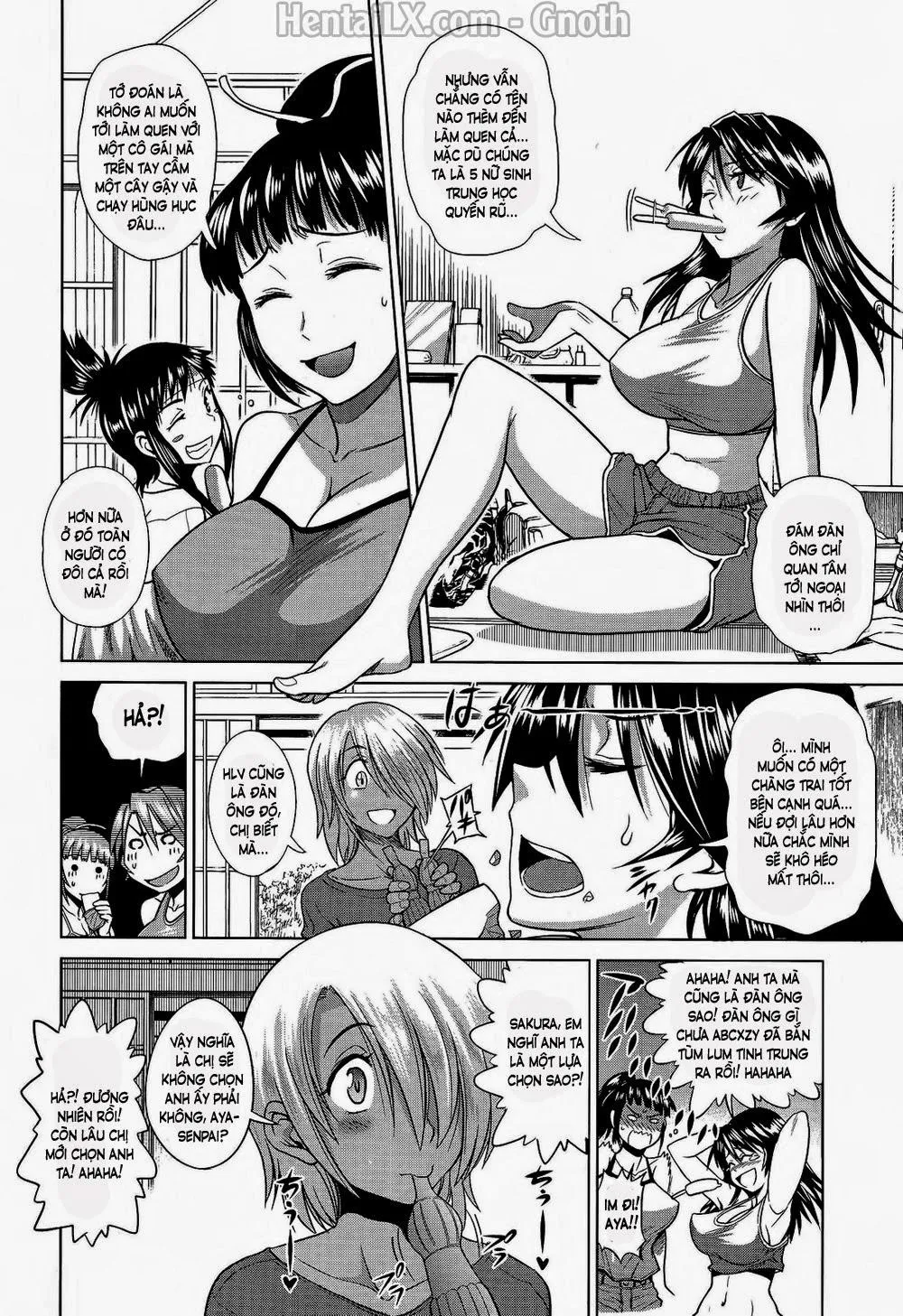 HentaiVN.net - Ảnh 14 - Jyoshi Luck! Girls Lacrosse Club - Chương 2