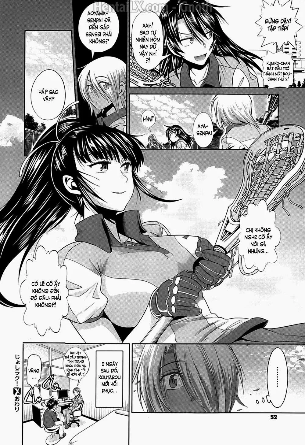 HentaiVN.net - Ảnh 27 - Jyoshi Luck! Girls Lacrosse Club - Chương 3