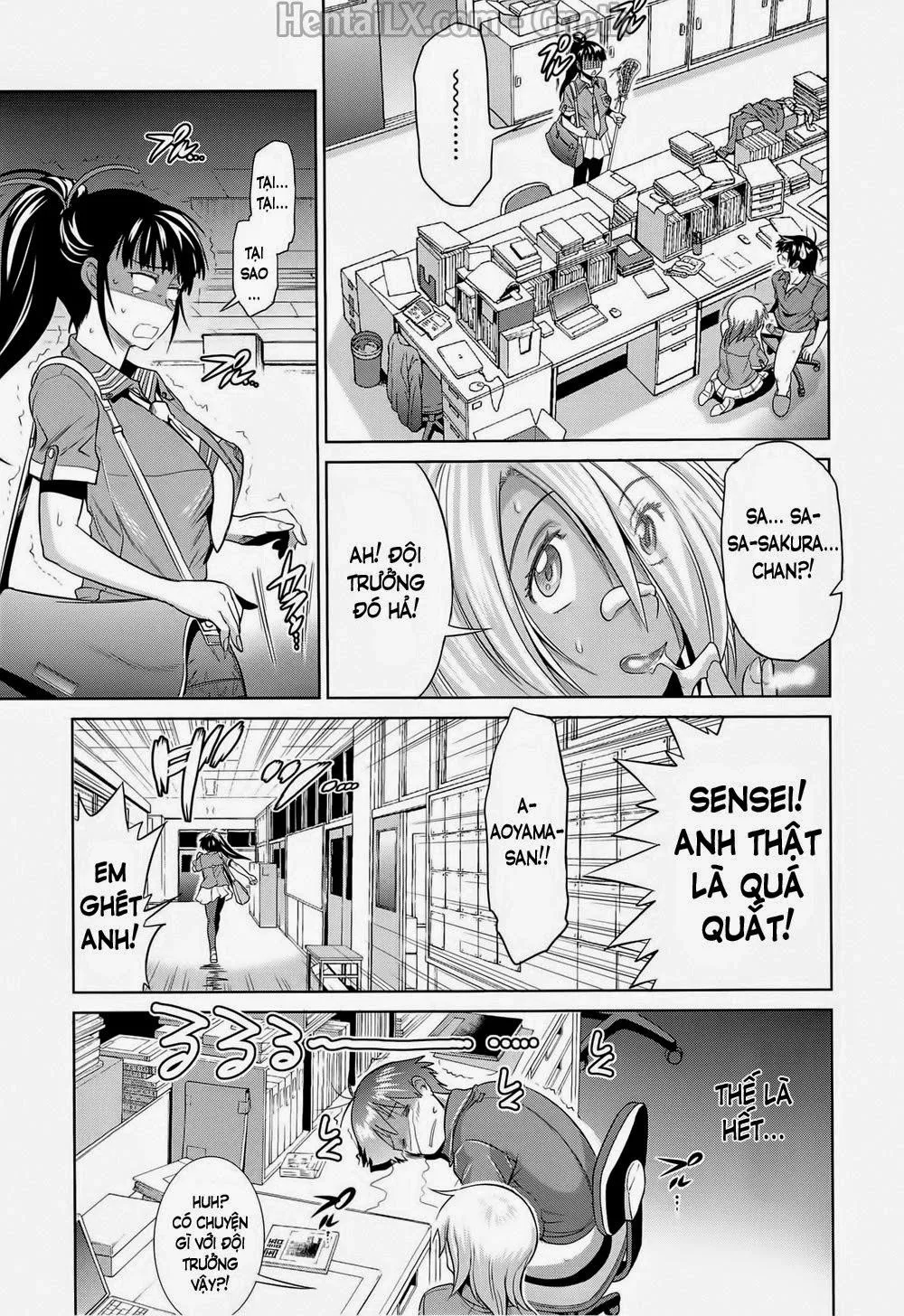 HentaiVN.net - Ảnh 17 - Jyoshi Luck! Girls Lacrosse Club - Chương 4