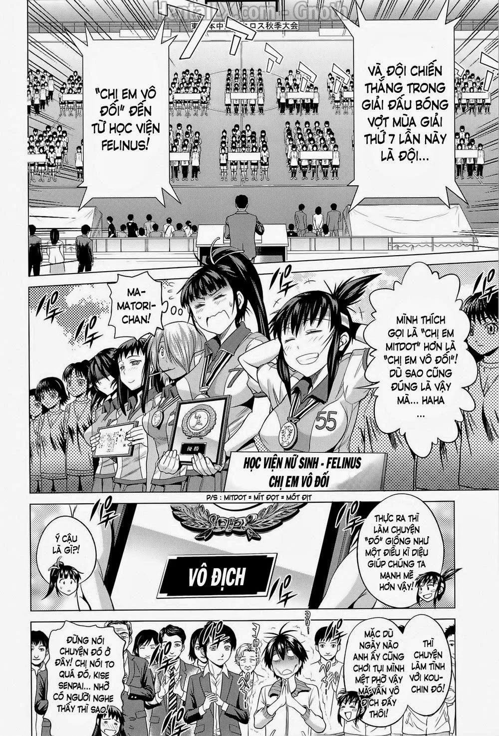 HentaiVN.net - Ảnh 38 - Jyoshi Luck! Girls Lacrosse Club - Chương 6