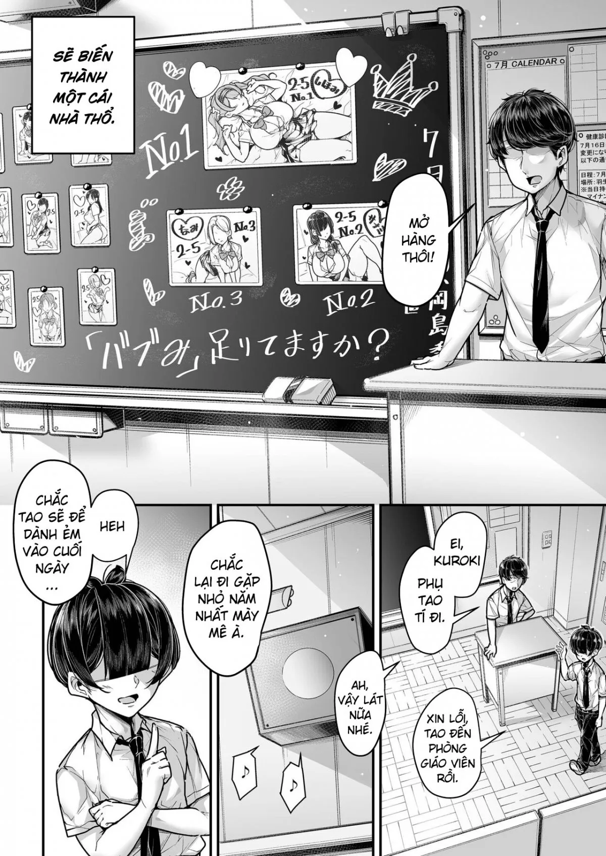 HentaiVN.net - Ảnh 5 - Kokugo Sansuu Rika Huuzoku - Chap 2.1