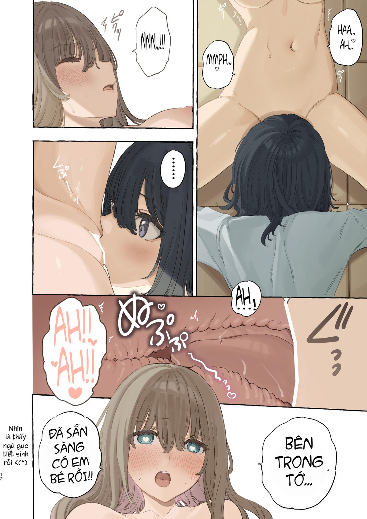 HentaiVN.net - Ảnh 12 - Bạn cùng lớp tôi không dậy được nếu không làm tình!? - Oneshot