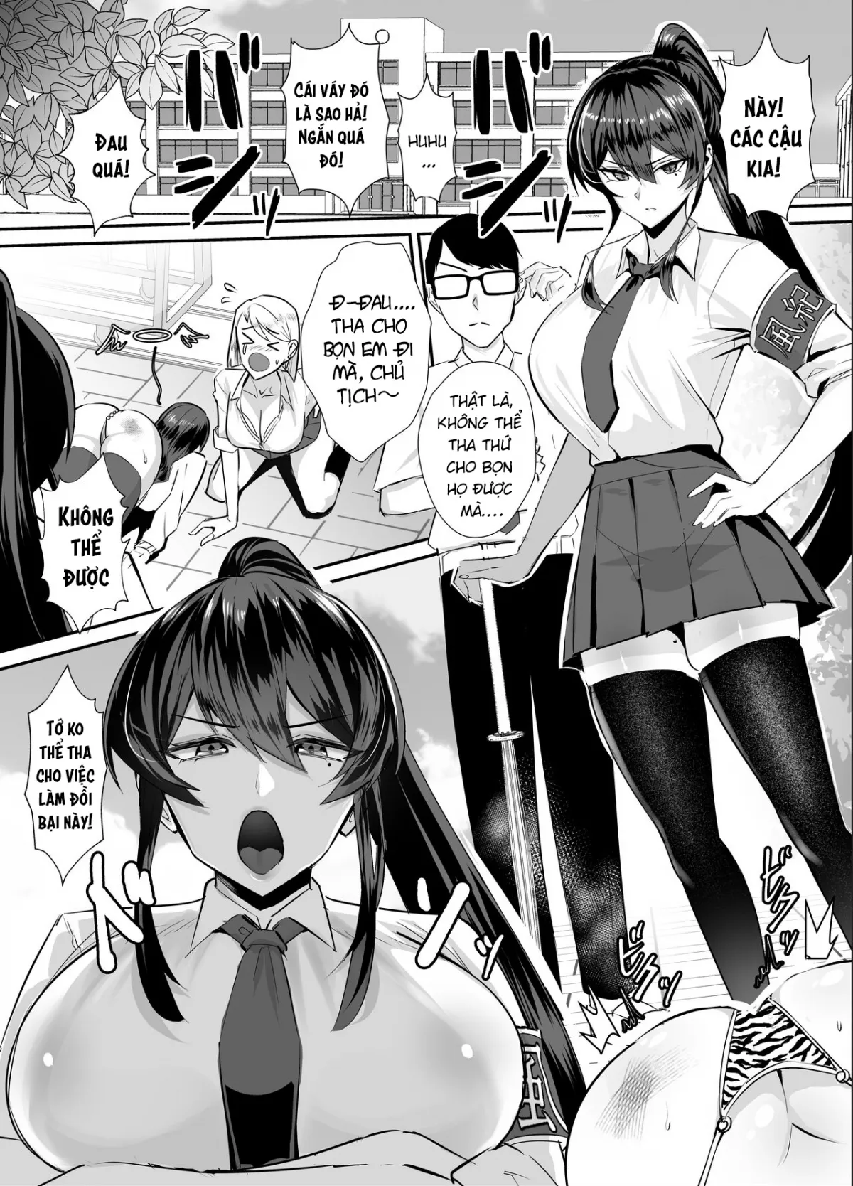 HentaiVN.net - Ảnh 4 - Kuppuku ~Fuuki Iinchou wa Odosarete Netorarete...~ - Oneshot