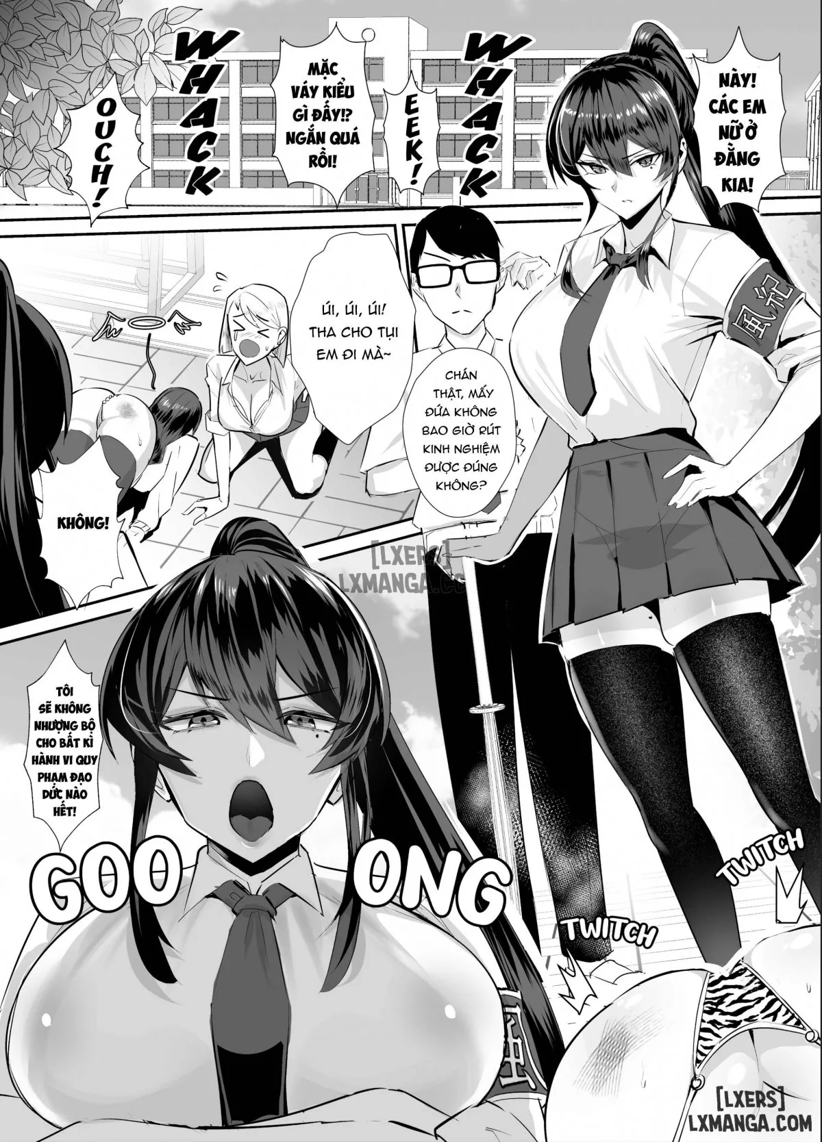 HentaiVN.net - Ảnh 4 - Kuppuku ~Fuuki Iinchou wa Odosarete Netorarete...~ - Oneshot - Không che