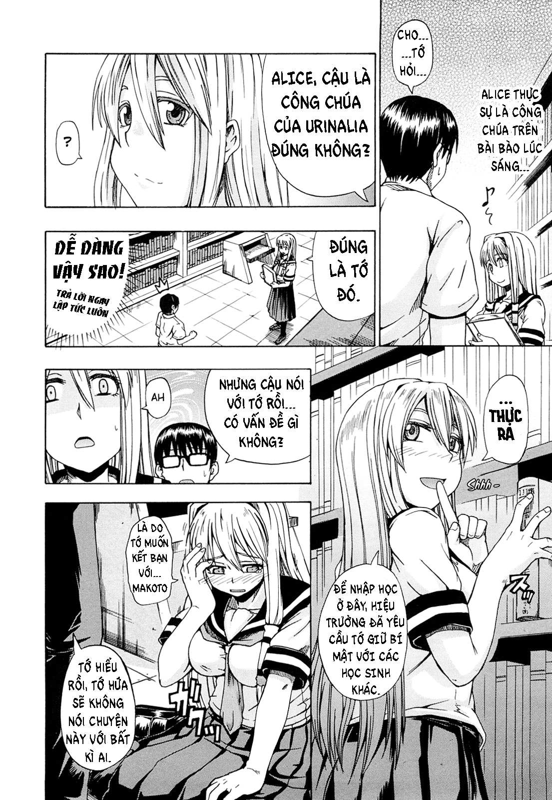 HentaiVN.net - Ảnh 12 - Pee Drinking Alice - Chap 1