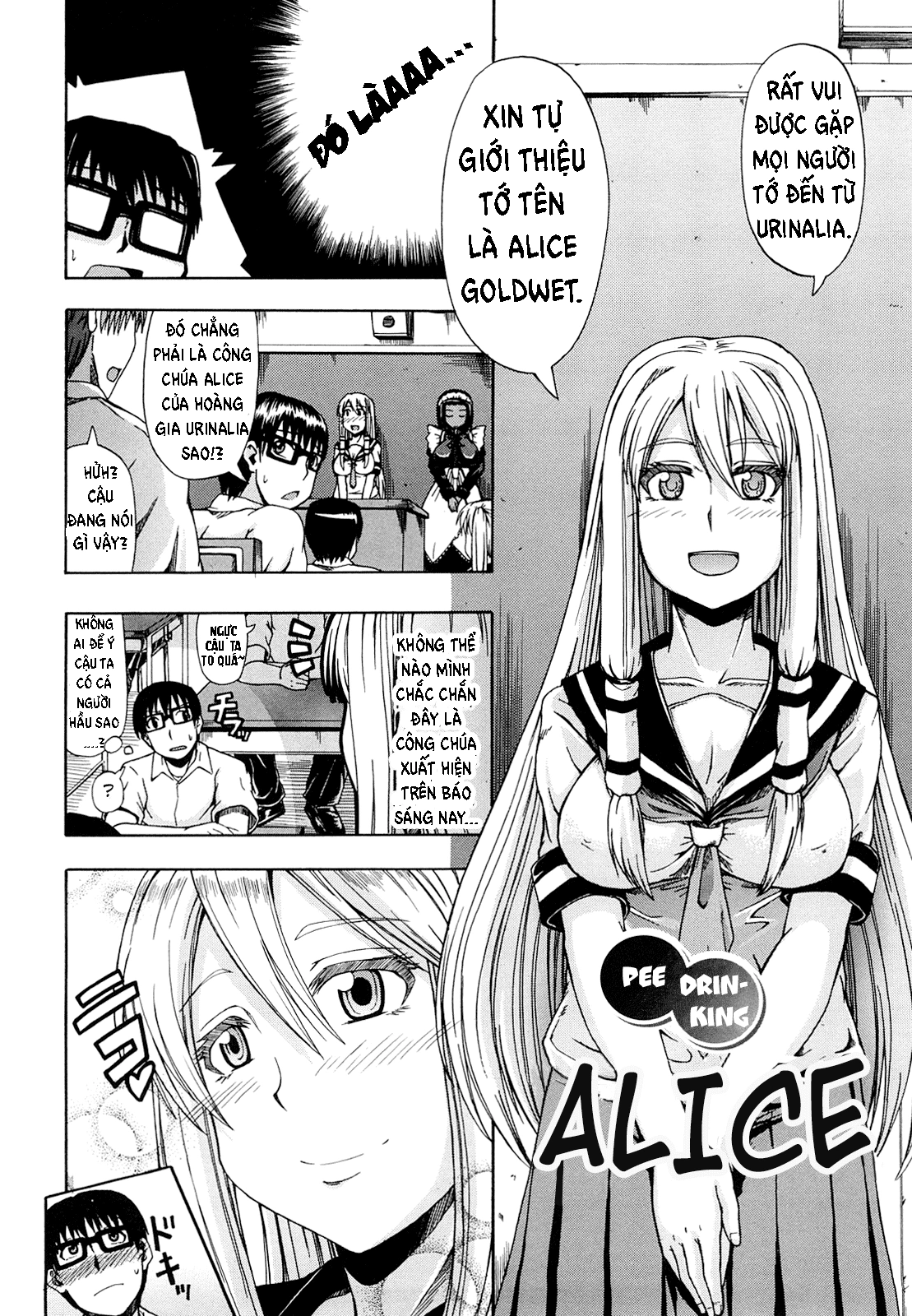 HentaiVN.net - Ảnh 8 - Pee Drinking Alice - Chap 1