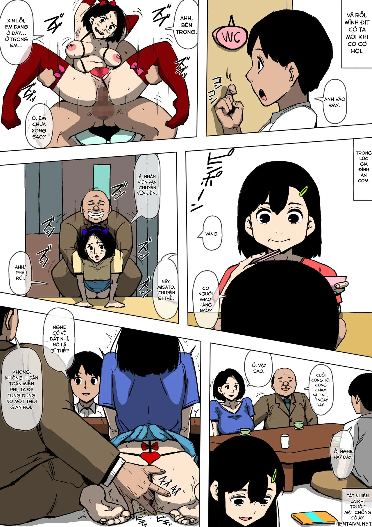 HentaiVN.net - Ảnh 25 - Tsuma to Gikei ga Katte ni SEX Shiteita - Oneshot