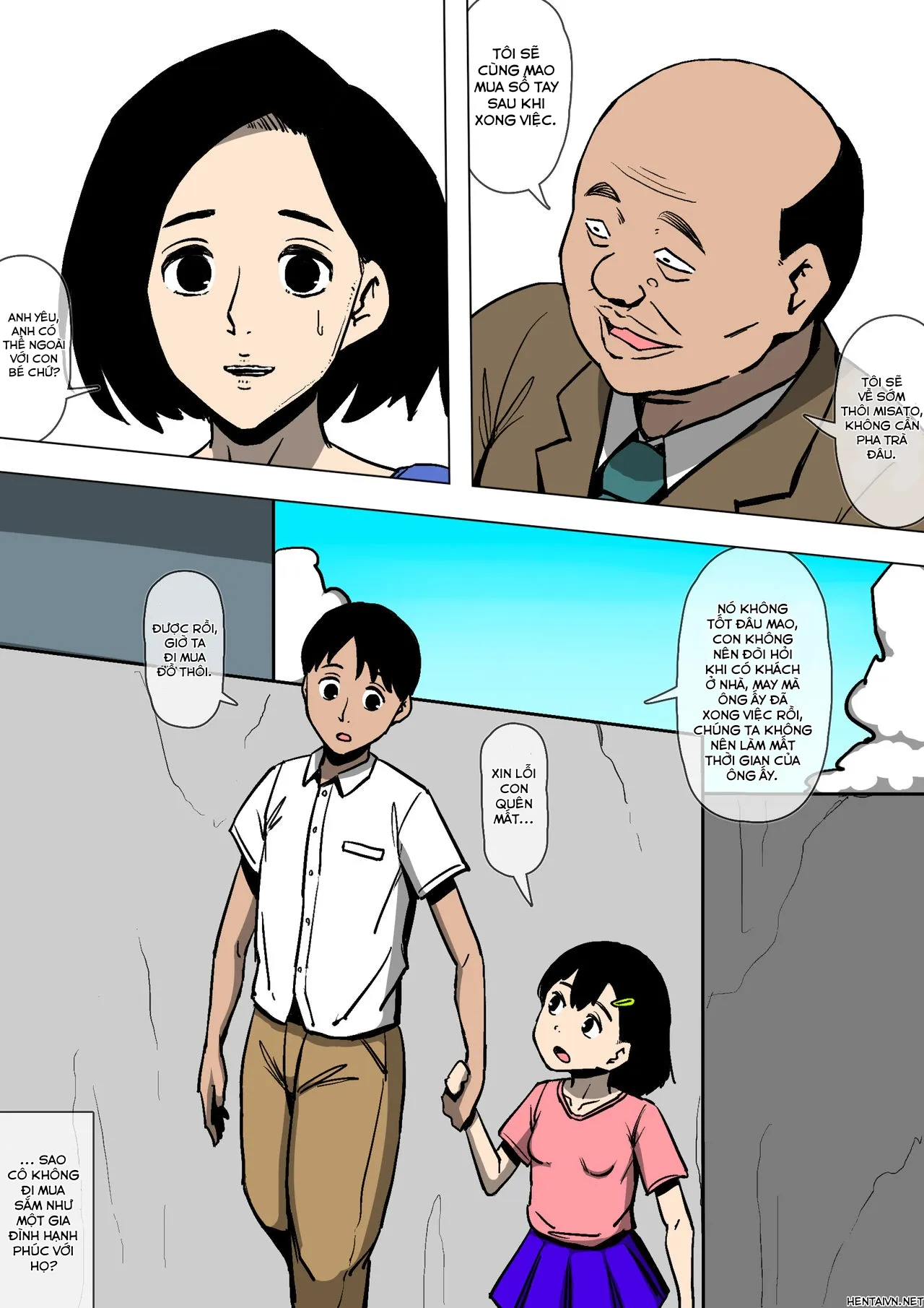HentaiVN.net - Ảnh 4 - Tsuma to Gikei ga Katte ni SEX Shiteita - Oneshot