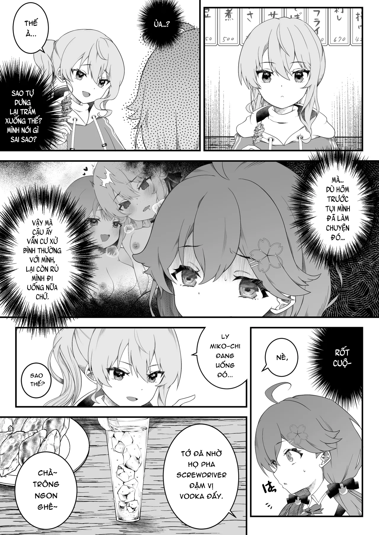HentaiVN.net - Ảnh 3 - Mượn rượu lấn tới - Oneshot