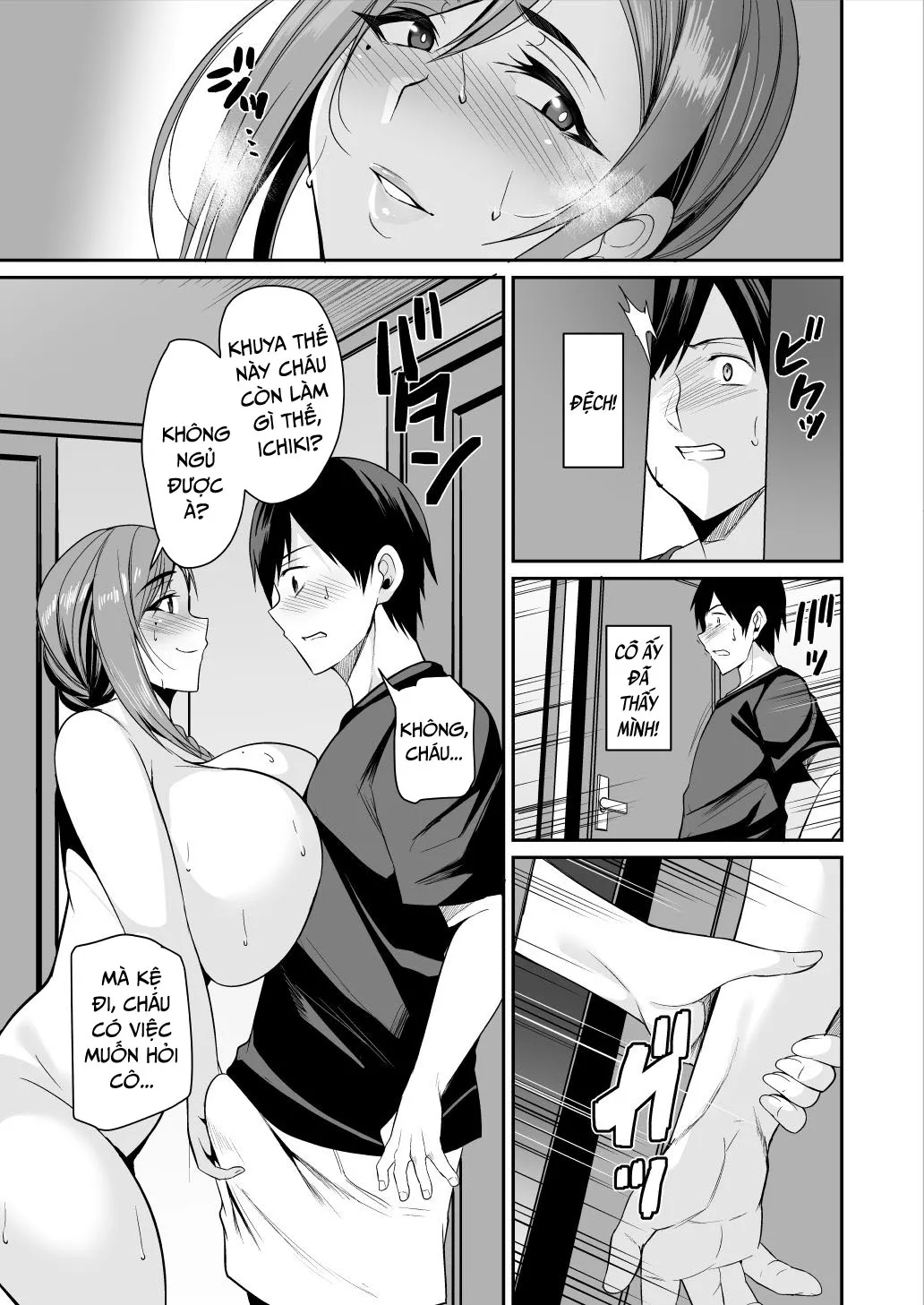 HentaiVN.net - Ảnh 12 - Mẹ của bạn gái tôi thật dâm dục [Kano Mama Ga Midarasugiru; That Mother is Too Obscene] - Oneshot