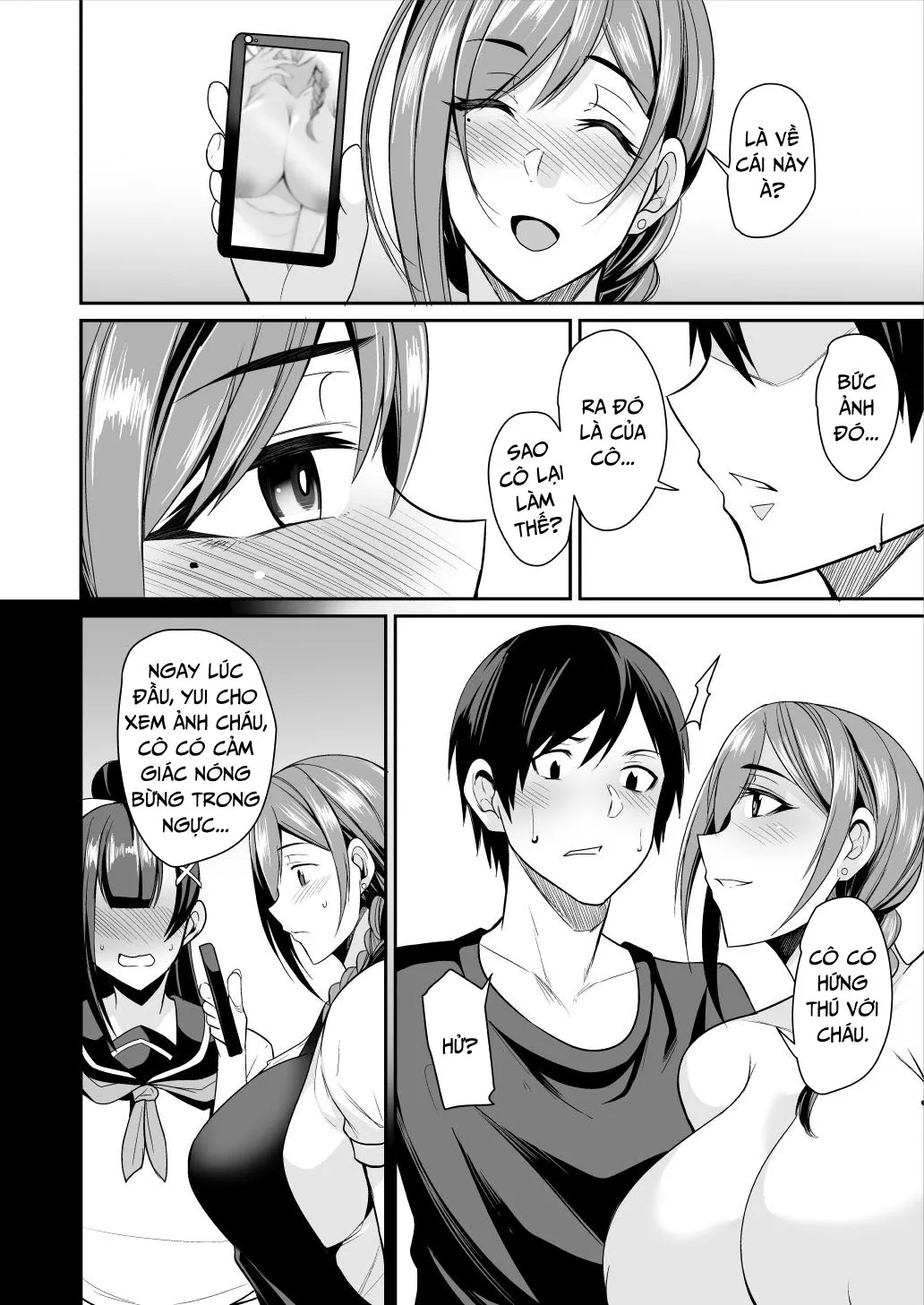 HentaiVN.net - Ảnh 13 - Mẹ của bạn gái tôi thật dâm dục [Kano Mama Ga Midarasugiru; That Mother is Too Obscene] - Oneshot