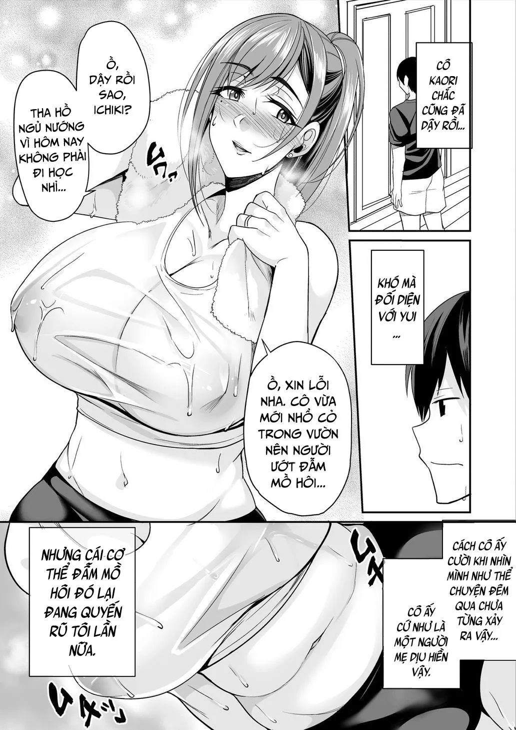 HentaiVN.net - Ảnh 30 - Mẹ của bạn gái tôi thật dâm dục [Kano Mama Ga Midarasugiru; That Mother is Too Obscene] - Oneshot