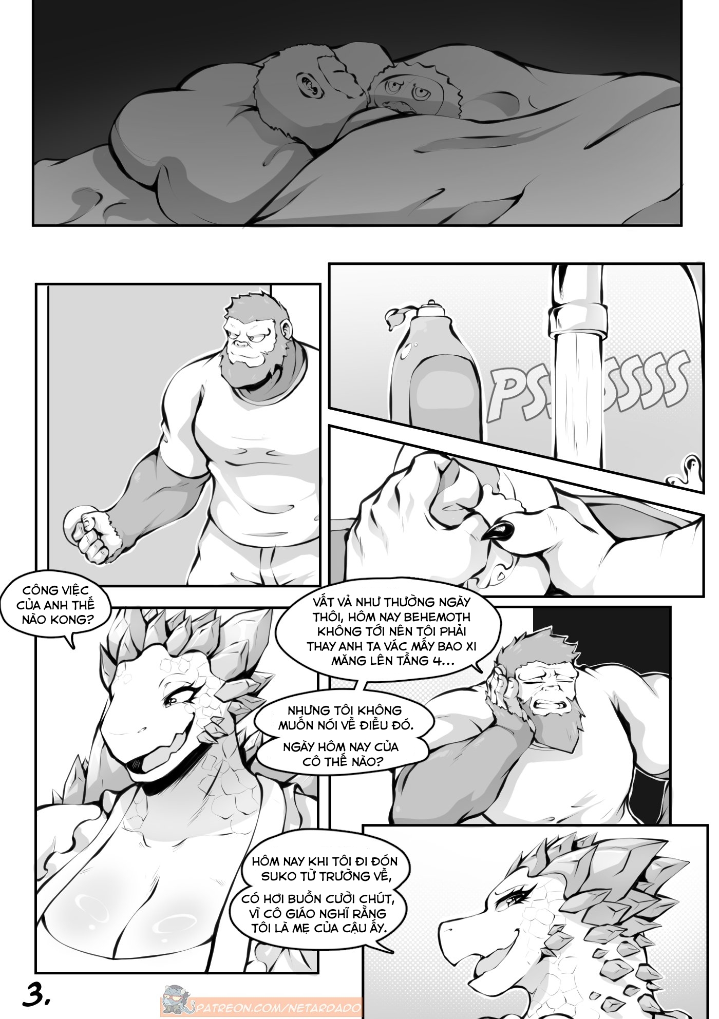 HentaiVN.net - Ảnh 6 - My Sweet Kaiju - Oneshot