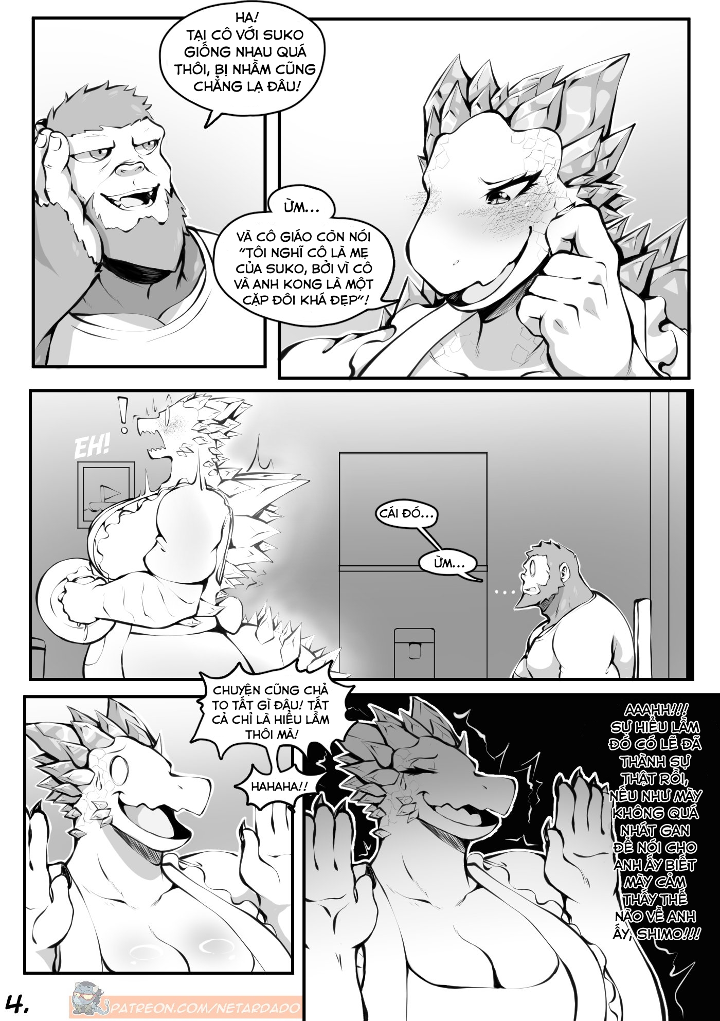 HentaiVN.net - Ảnh 7 - My Sweet Kaiju - Oneshot