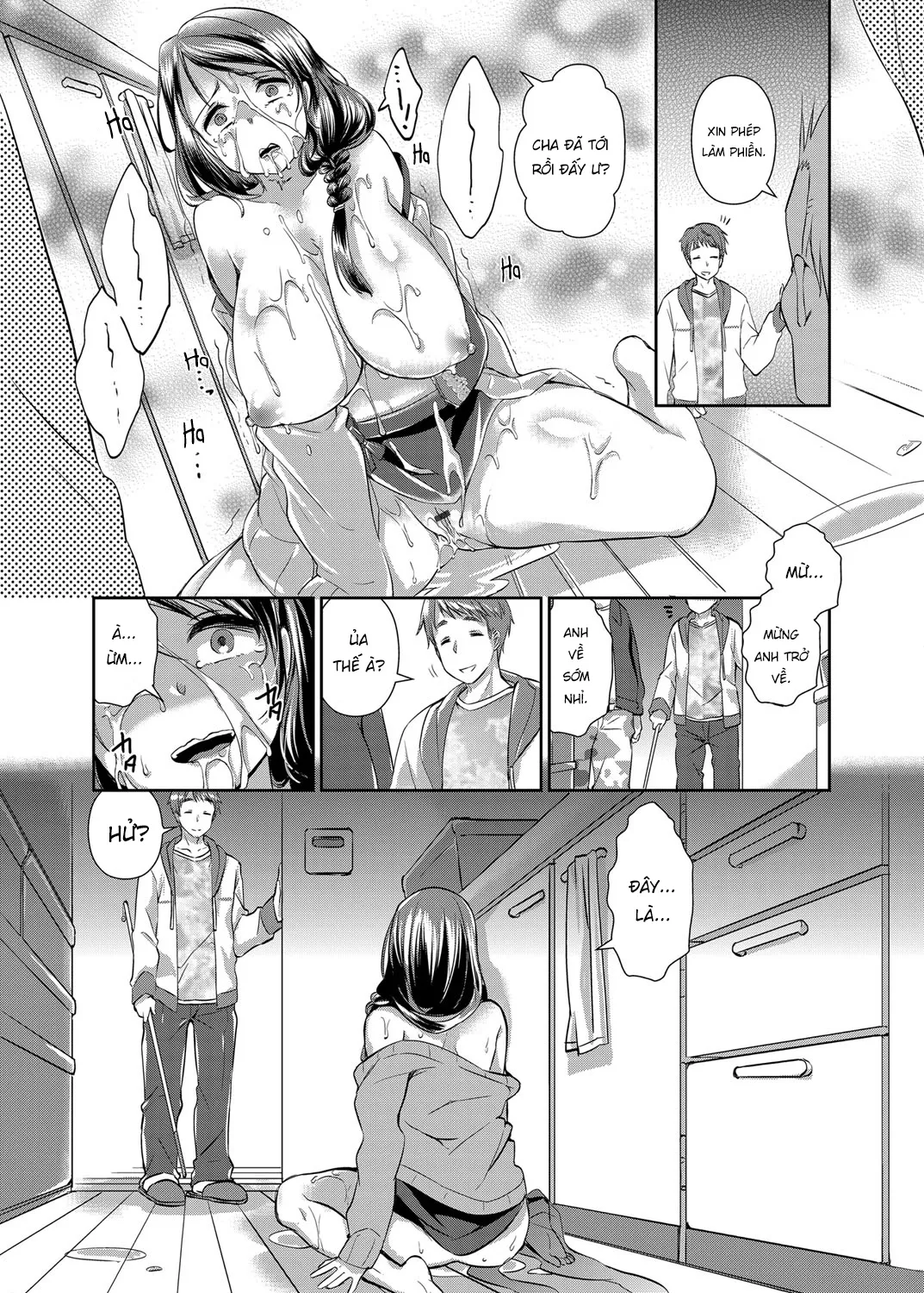 HentaiVN.net - Ảnh 9 - Hitozuma Fushin ~Inyoku Ni Ochiru Bakunyuu-Tachi~ - Chap 2