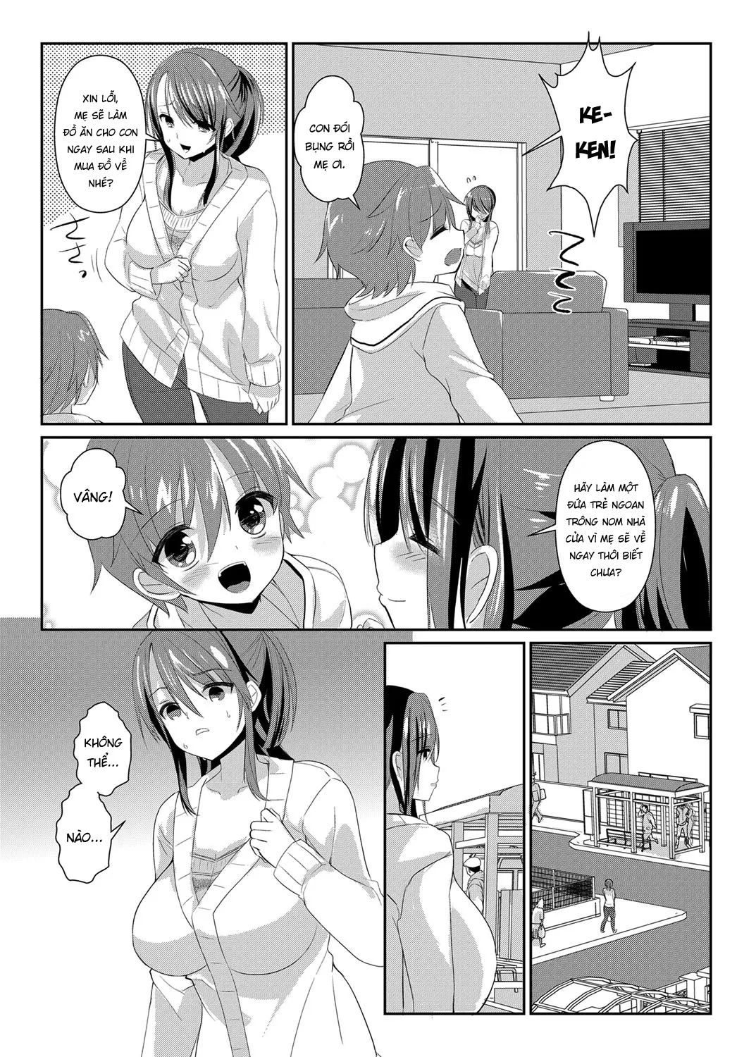 HentaiVN.net - Ảnh 7 - Hitozuma Fushin ~Inyoku Ni Ochiru Bakunyuu-Tachi~ - Chap 4