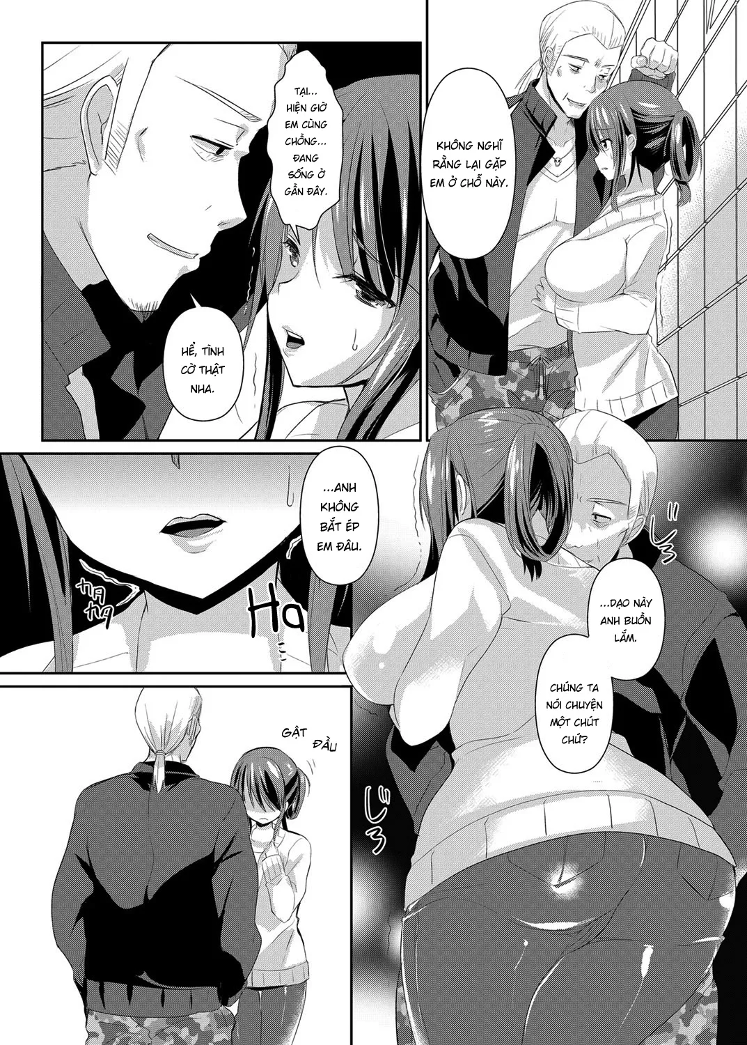HentaiVN.net - Ảnh 9 - Hitozuma Fushin ~Inyoku Ni Ochiru Bakunyuu-Tachi~ - Chap 4