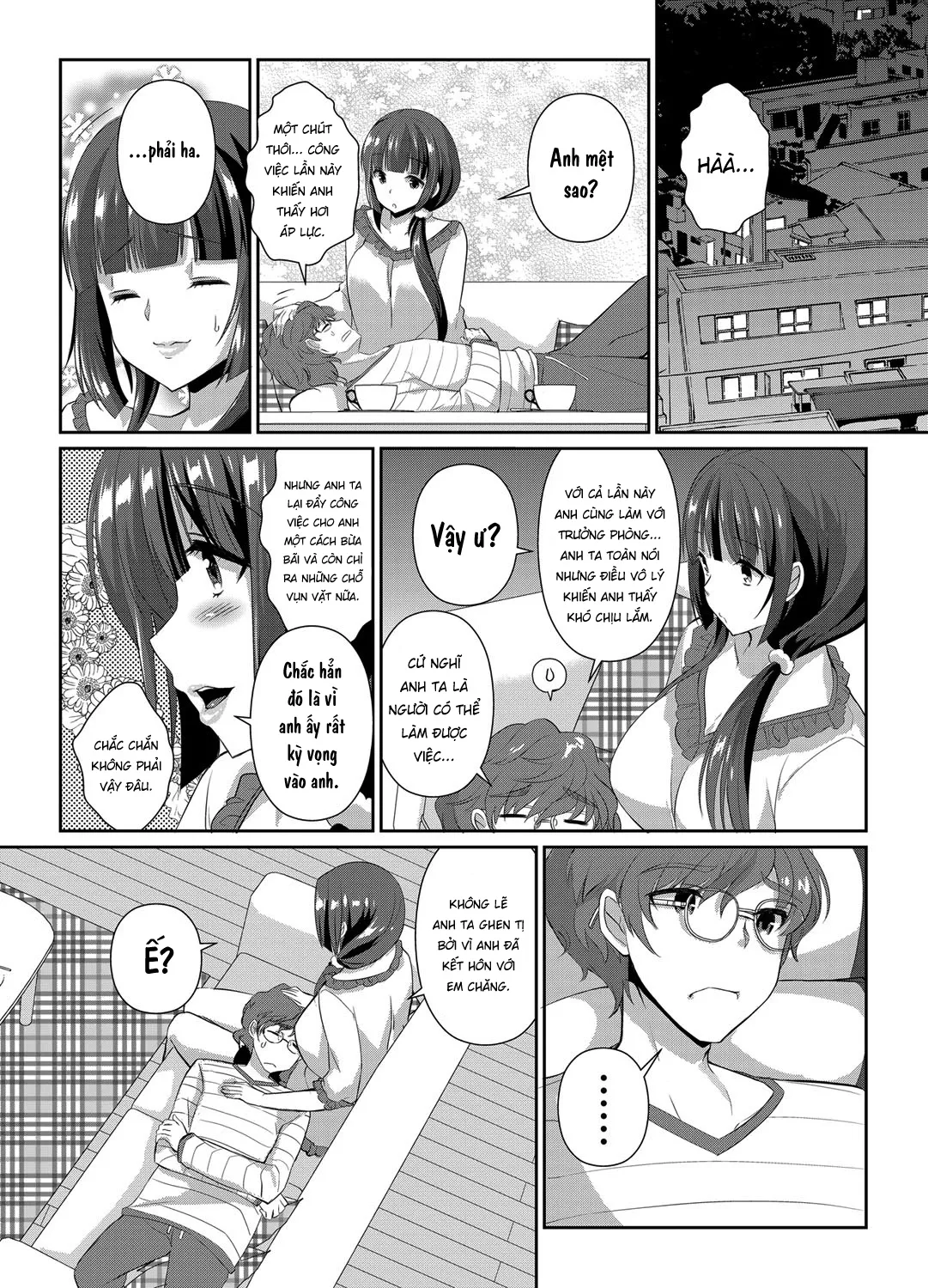 HentaiVN.net - Ảnh 10 - Hitozuma Fushin ~Inyoku Ni Ochiru Bakunyuu-Tachi~ - Chap 5