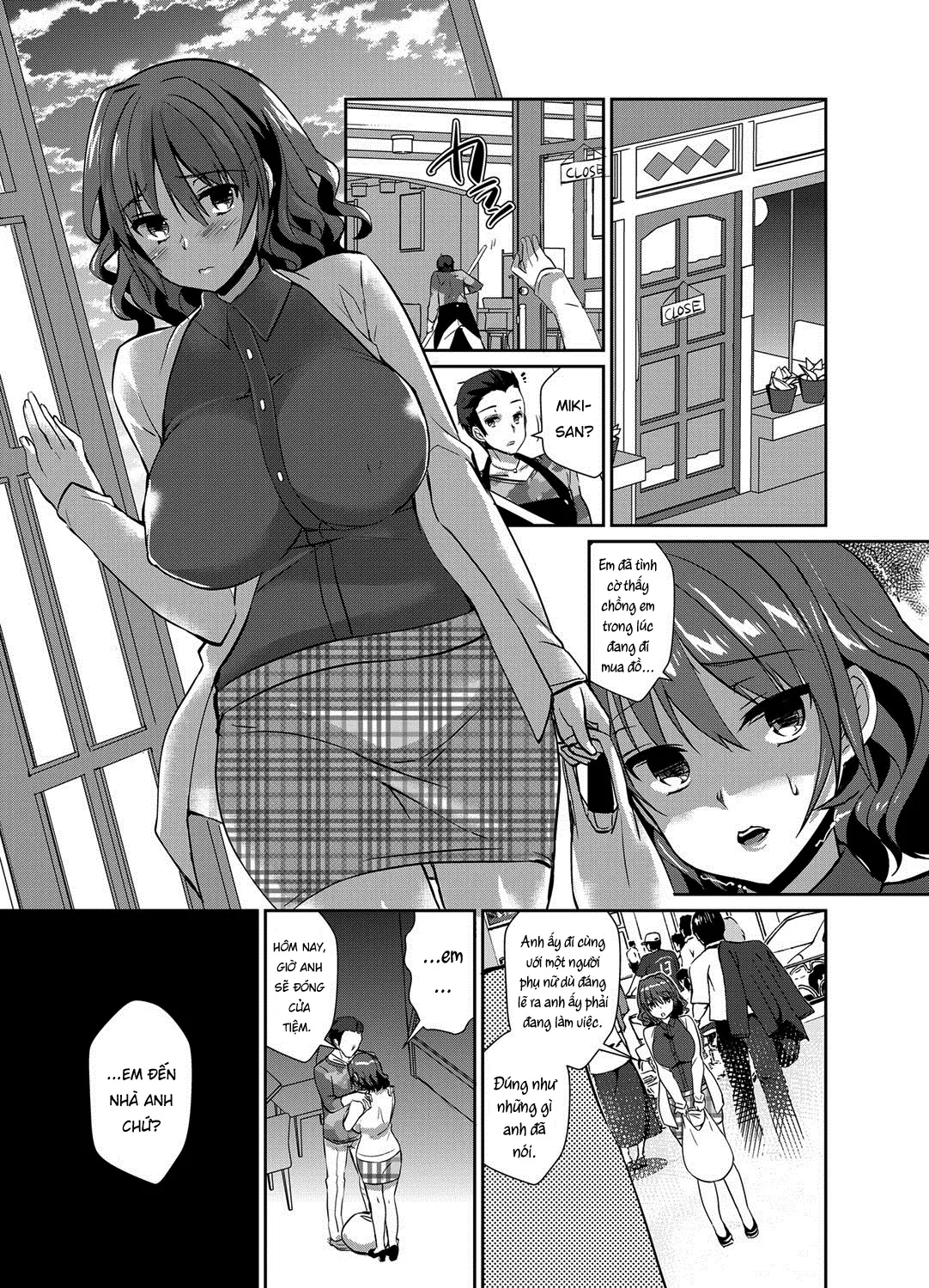 HentaiVN.net - Ảnh 11 - Hitozuma Fushin ~Inyoku Ni Ochiru Bakunyuu-Tachi~ - Chap 6