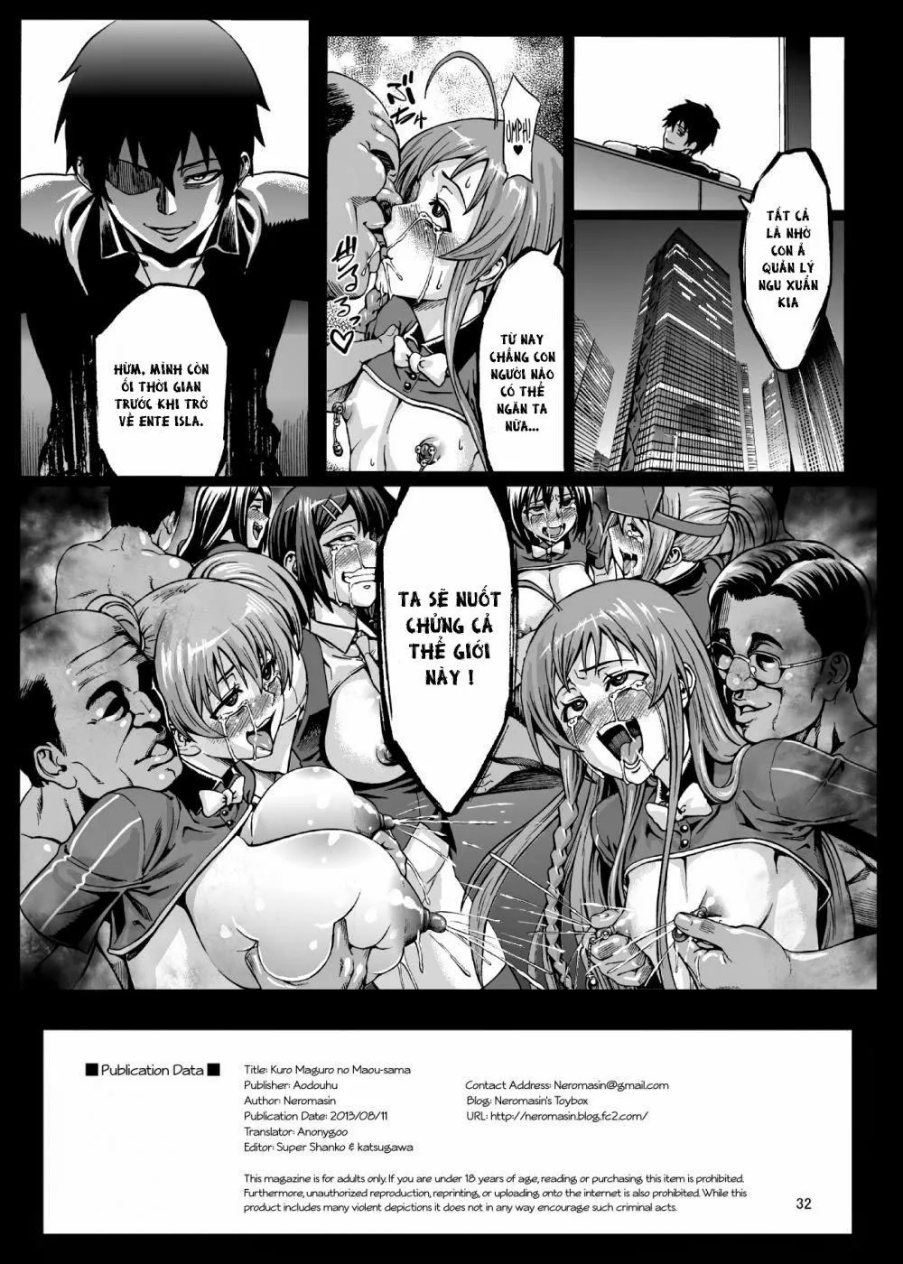 HentaiVN.net - Ảnh 33 - Kuro Maguro no Maou-sama (Hataraku Maou-Sama) - Oneshot