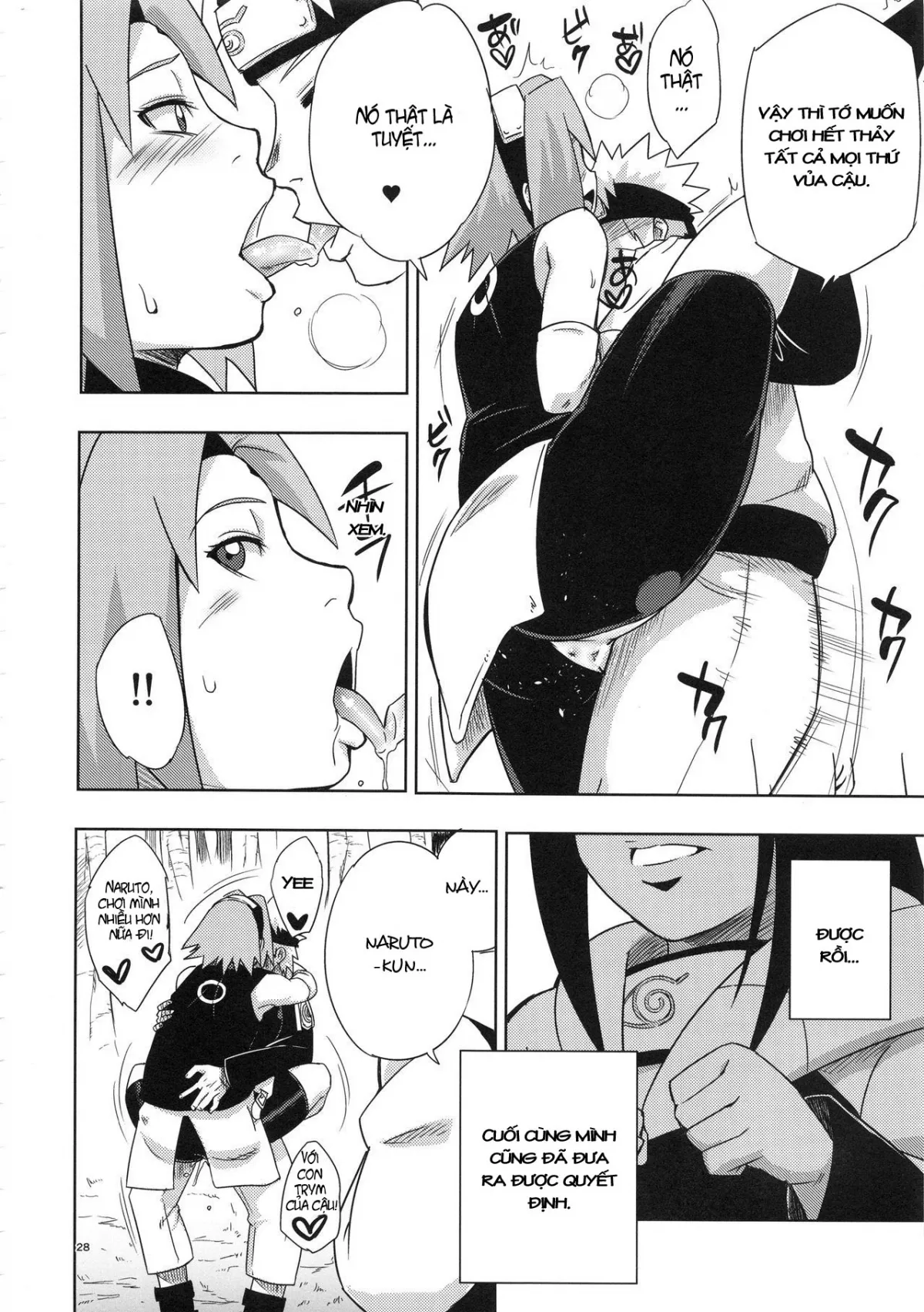 HentaiVN.net - Ảnh 28 - Hành Trình Giông Bão (Naruto) [Arashi no Bouken (Naruto); 嵐の冒険 (NARUTO)] - Oneshot