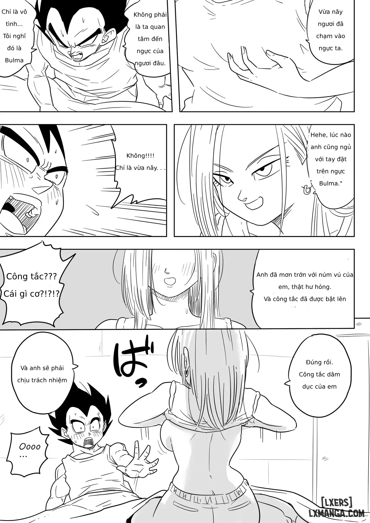 HentaiVN.net - Ảnh 3 - [Pink Mousse] NTR18: A sassy girl's erotic switch is turned on by the influence of alcohol (Dragon Ball Super) - One shot