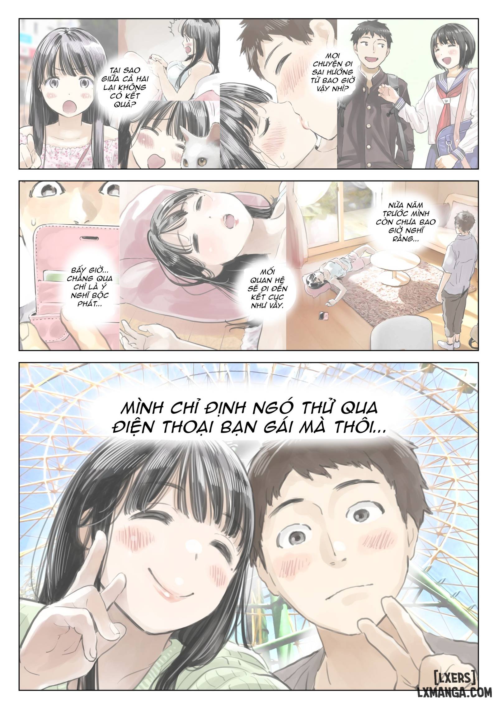 HentaiVN.net - Ảnh 66 - I Only Intended to Peek Through my Girlfriend's Phone 3 - Oneshot