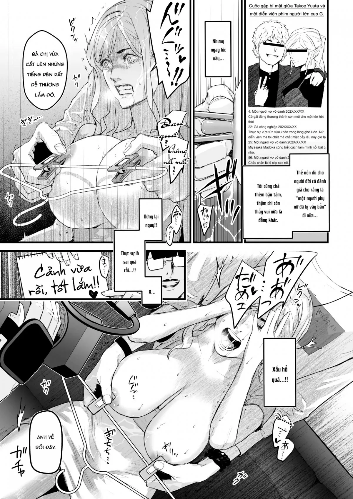 HentaiVN.net - Ảnh 17 - Charisma AV Joyuu (23-sai) o Intai Tekkai suru made Ikasemakuru - Chap 1 (Nửa đầu)