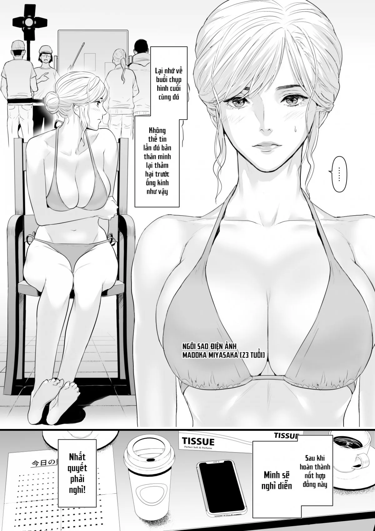 HentaiVN.net - Ảnh 5 - Charisma AV Joyuu (23-sai) o Intai Tekkai suru made Ikasemakuru - Chap 2 (Nửa đầu)