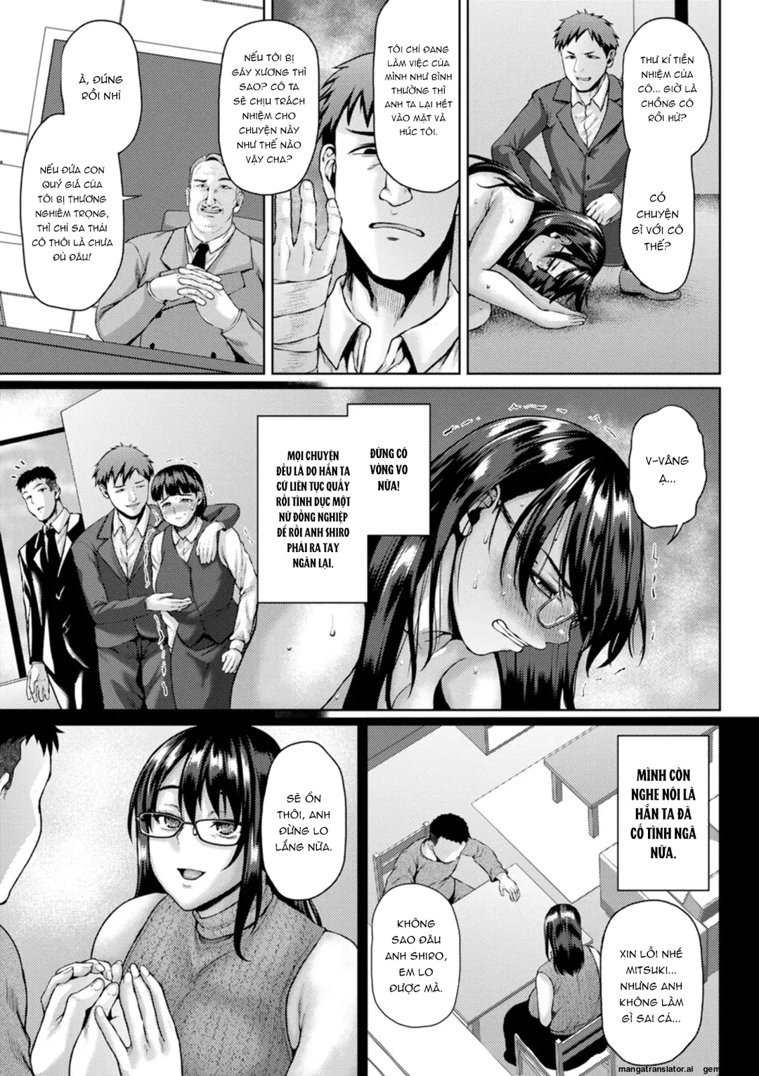 HentaiVN.net - Ảnh 3 - Người vợ dâm đãng sầu muộn - Ch. 8