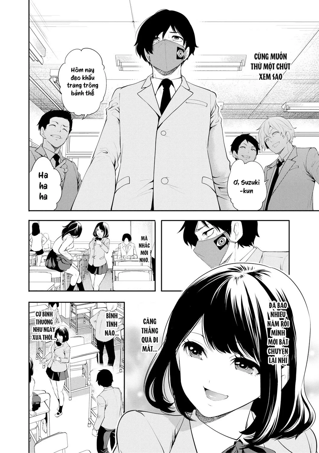 HentaiVN.net - Ảnh 10 - Khẩu trang thôi miên: Chịch tức thì - Ch. 1