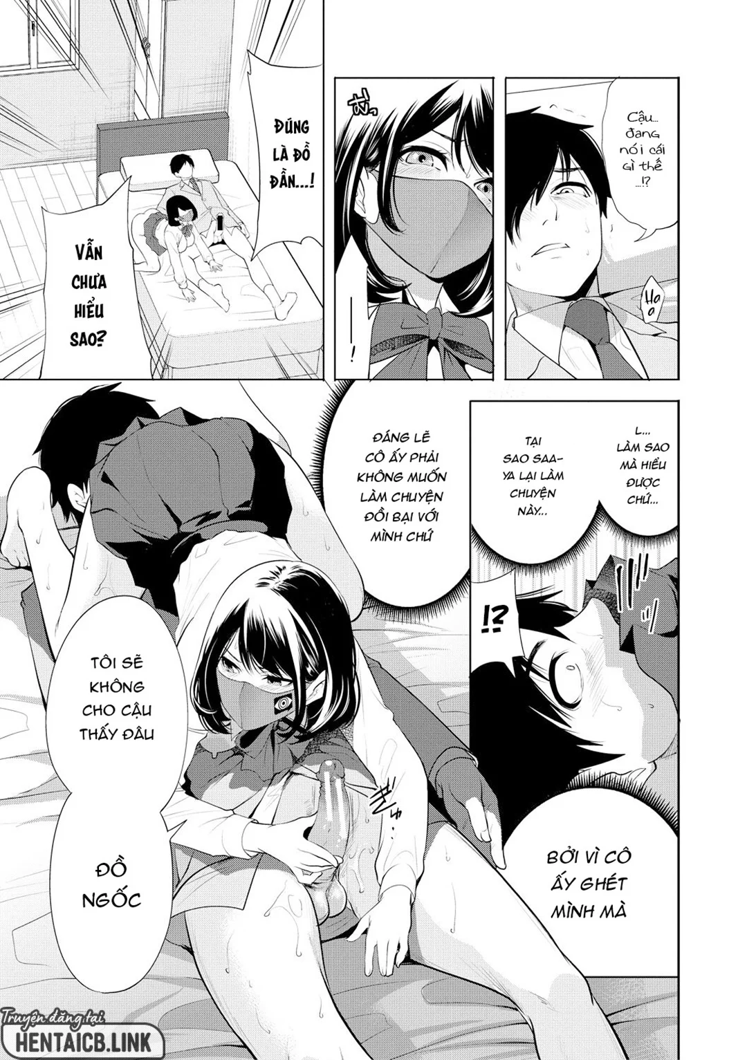 HentaiVN.net - Ảnh 13 - Khẩu trang thôi miên: Chịch tức thì - Ch. 5-END