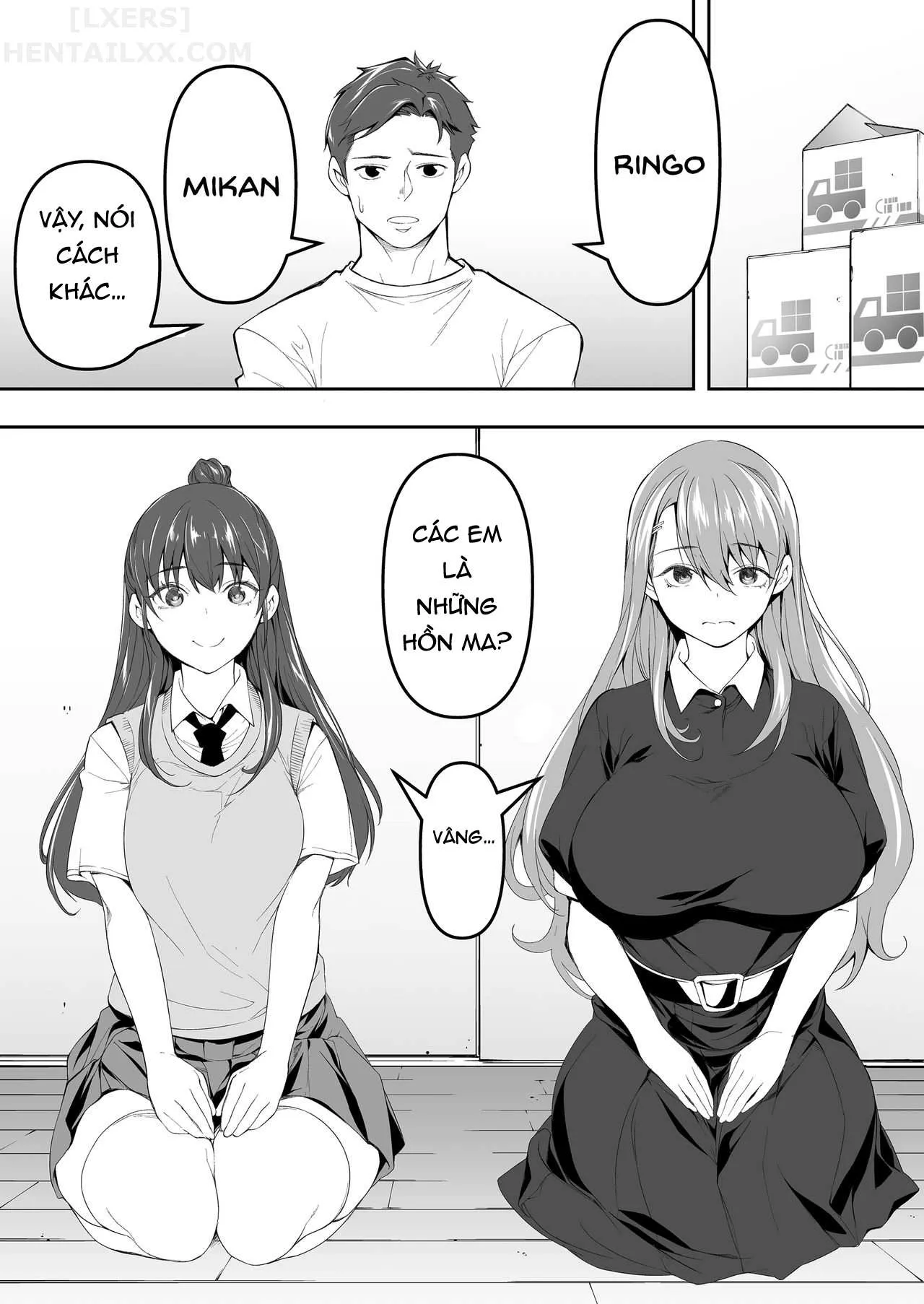 HentaiVN.net - Ảnh 13 - Chỉ anh chạm được vào chúng em [Ore Dake Ga Sawareru Futago] - Chap 1