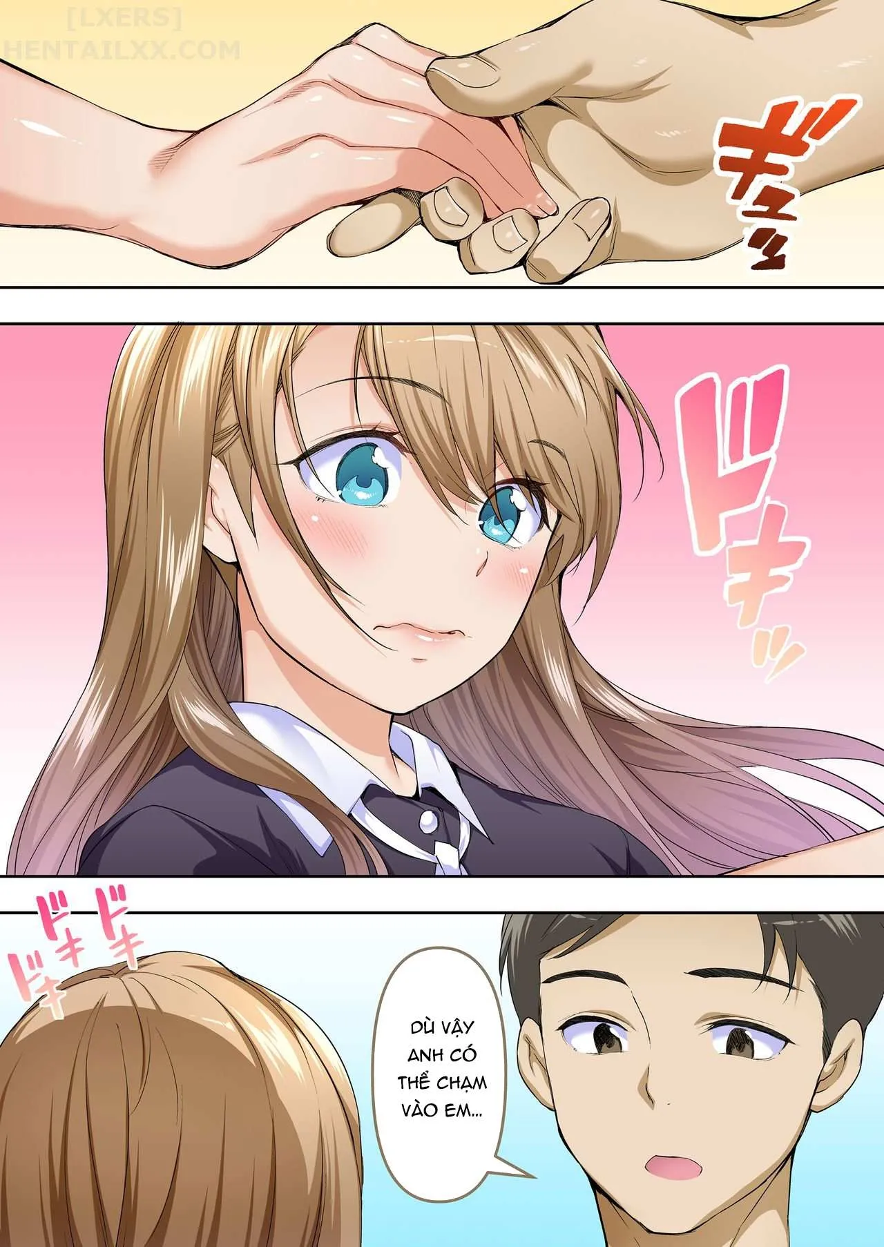HentaiVN.net - Ảnh 15 - Chỉ anh chạm được vào chúng em [Ore Dake Ga Sawareru Futago] - Chap 1