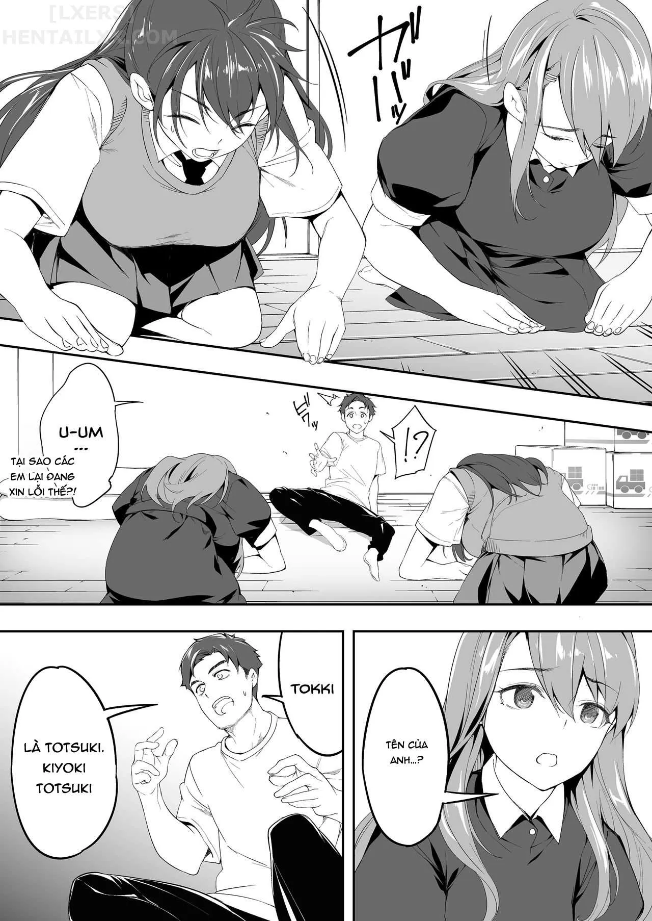 HentaiVN.net - Ảnh 20 - Chỉ anh chạm được vào chúng em [Ore Dake Ga Sawareru Futago] - Chap 1