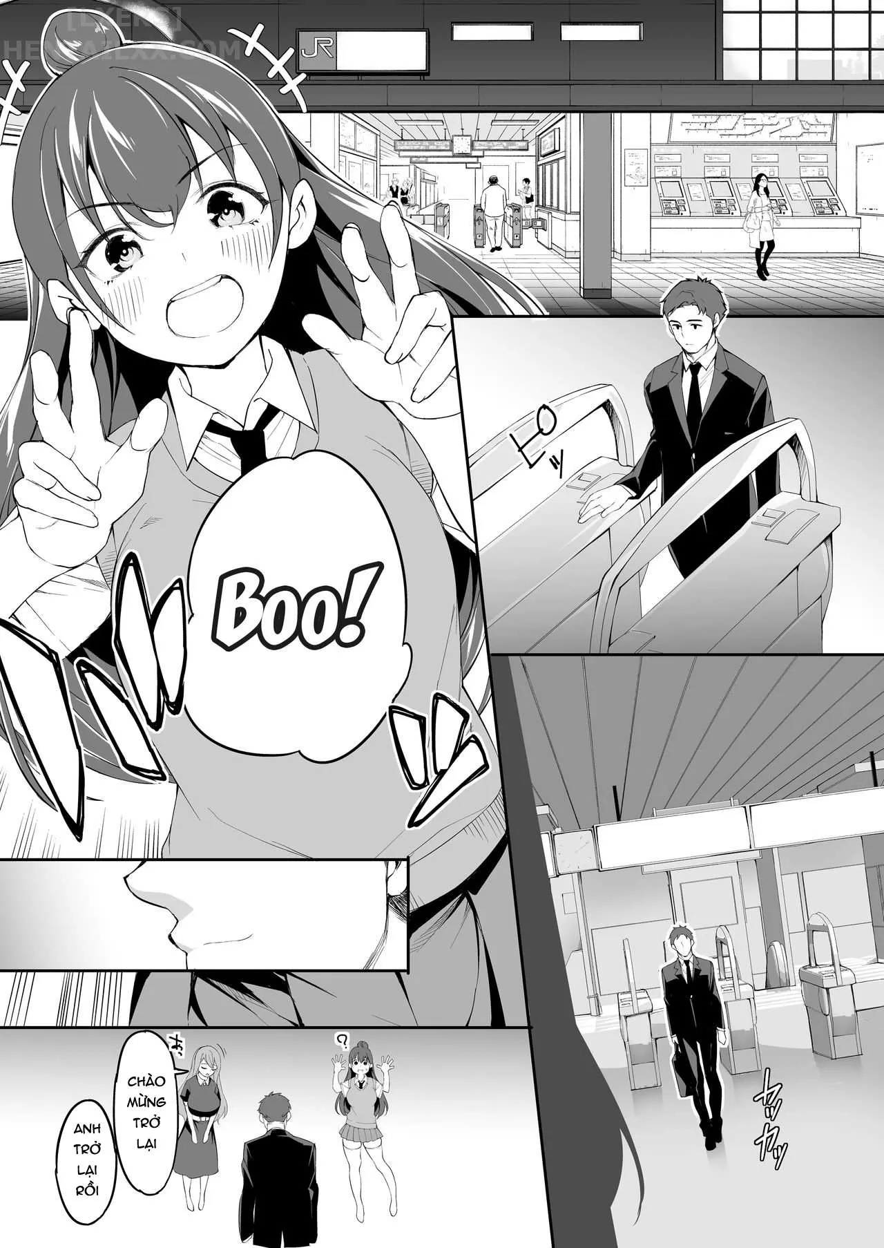 HentaiVN.net - Ảnh 45 - Chỉ anh chạm được vào chúng em [Ore Dake Ga Sawareru Futago] - Chap 2 - [END]
