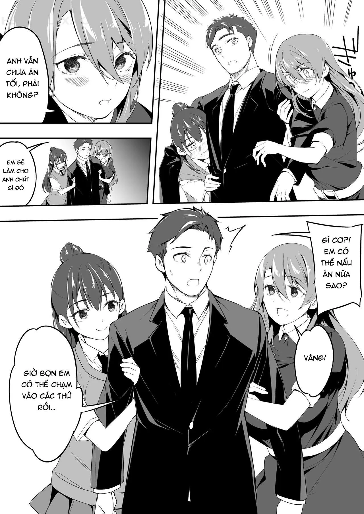 HentaiVN.net - Ảnh 48 - Chỉ anh chạm được vào chúng em [Ore Dake Ga Sawareru Futago] - Chap 2 - [END]