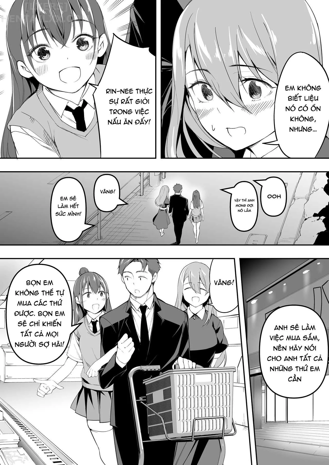 HentaiVN.net - Ảnh 49 - Chỉ anh chạm được vào chúng em [Ore Dake Ga Sawareru Futago] - Chap 2 - [END]