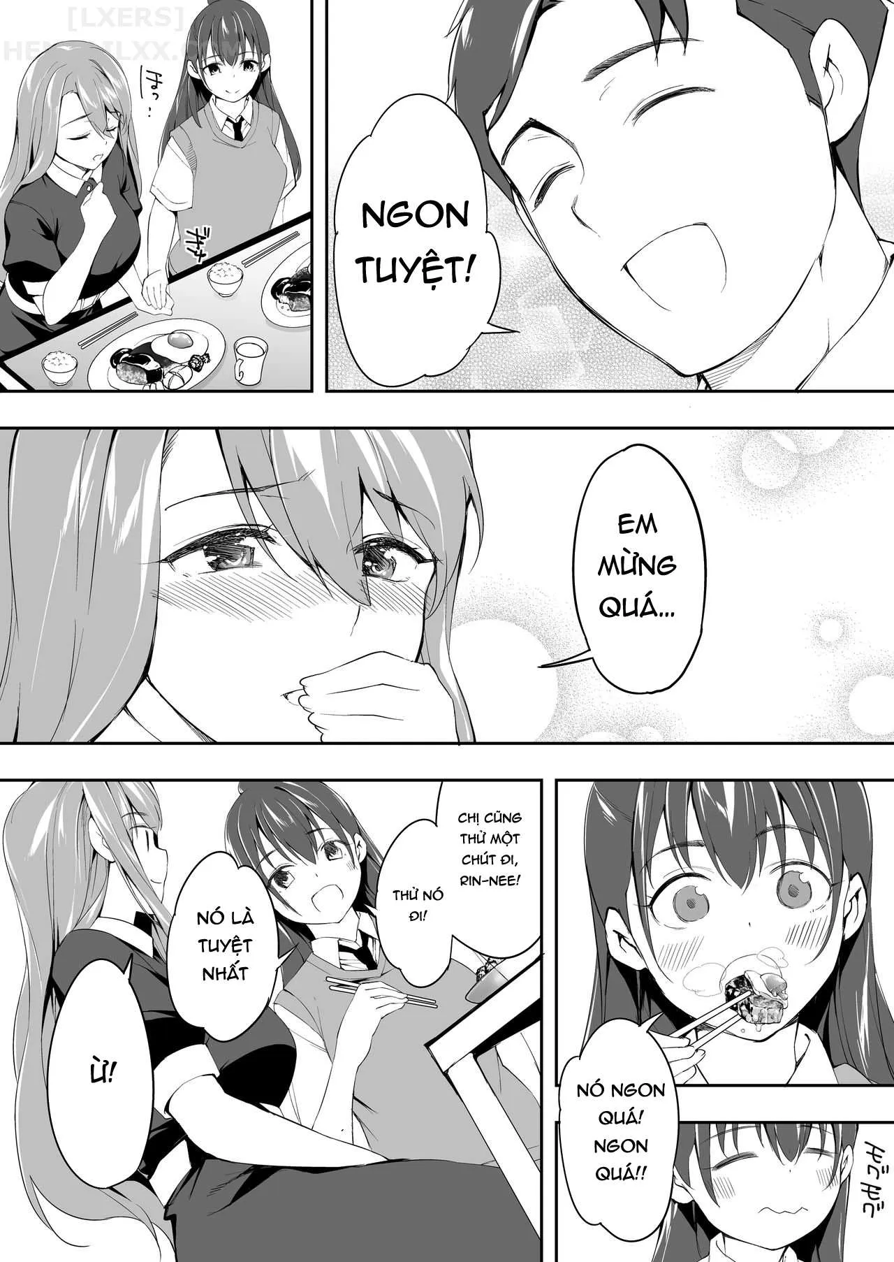 HentaiVN.net - Ảnh 54 - Chỉ anh chạm được vào chúng em [Ore Dake Ga Sawareru Futago] - Chap 2 - [END]