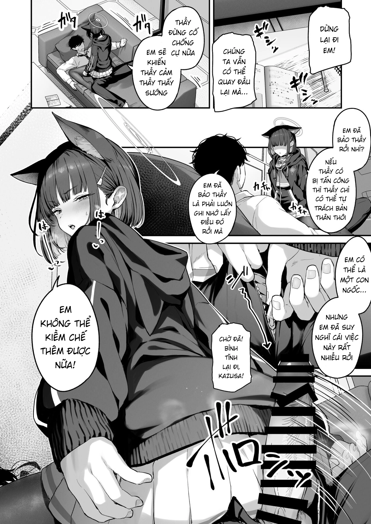 HentaiVN.net - Ảnh 8 - Kyouyama Kazusa muốn được thịt - Phần 1 (Phần 2 bao giờ ra thì hỏi b4ch0 ấy)