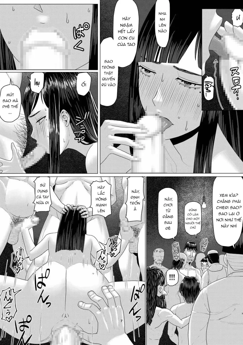HentaiVN.net - Ảnh 11 - Chieri-san wa Makerarenai! 3... [ちえりさんは負けられない!3 -夫公認で誰の精子でも受精する変態便器妻- 第2巻] - Chap 1