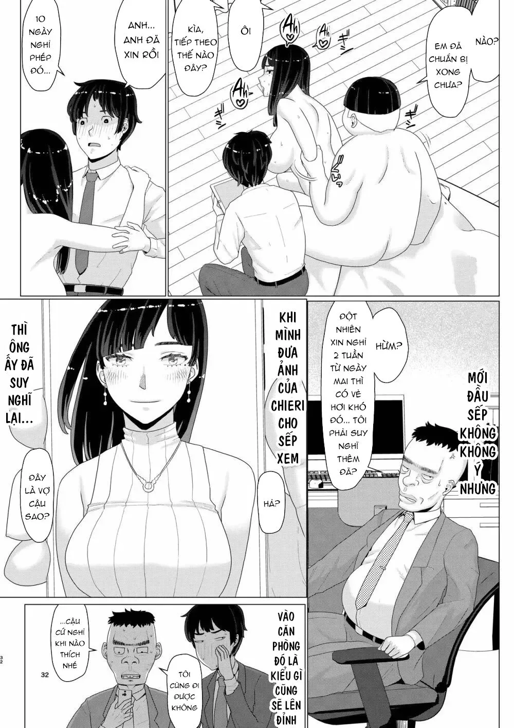 HentaiVN.net - Ảnh 18 - Chieri-san wa Makerarenai! 3... [ちえりさんは負けられない!3 -夫公認で誰の精子でも受精する変態便器妻- 第2巻] - Chap 2