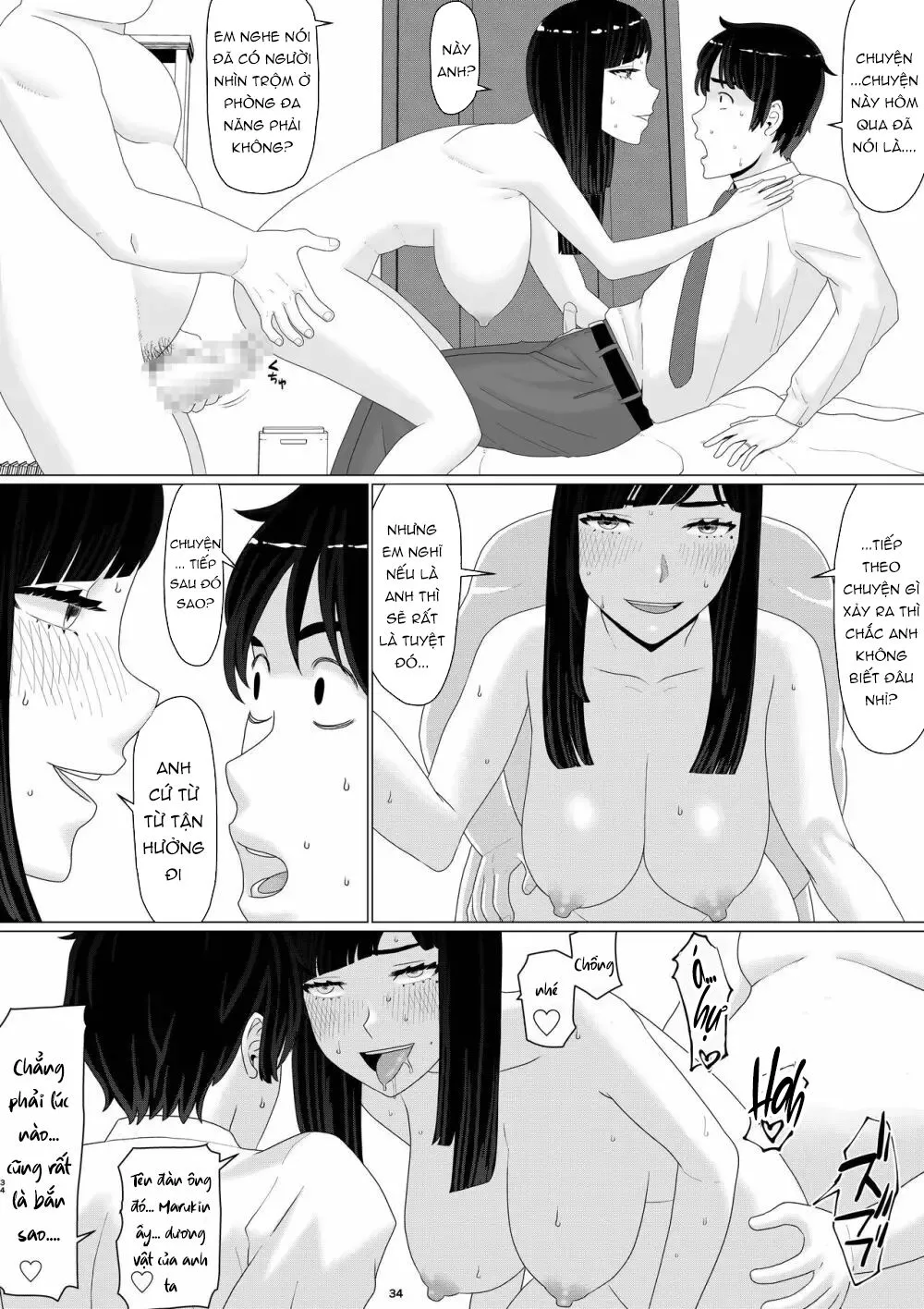 HentaiVN.net - Ảnh 20 - Chieri-san wa Makerarenai! 3... [ちえりさんは負けられない!3 -夫公認で誰の精子でも受精する変態便器妻- 第2巻] - Chap 2
