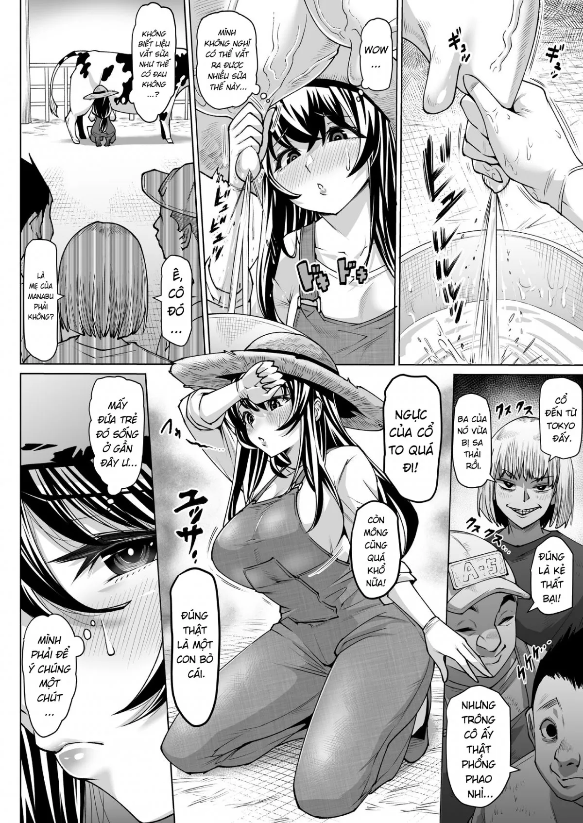 HentaiVN.net - Ảnh 11 - Mesu Ushi Mama Netorare Bokujou Ushinoo ma na 34 sai - Kachiku Toshite Haramase Ninshin Shiikusareta Haha - 1 [爆乳牝牛ママ寝取られ牧場 牛尾まな34歳〜家畜として孕ませ妊娠飼育された母〜 1] - Chap 1