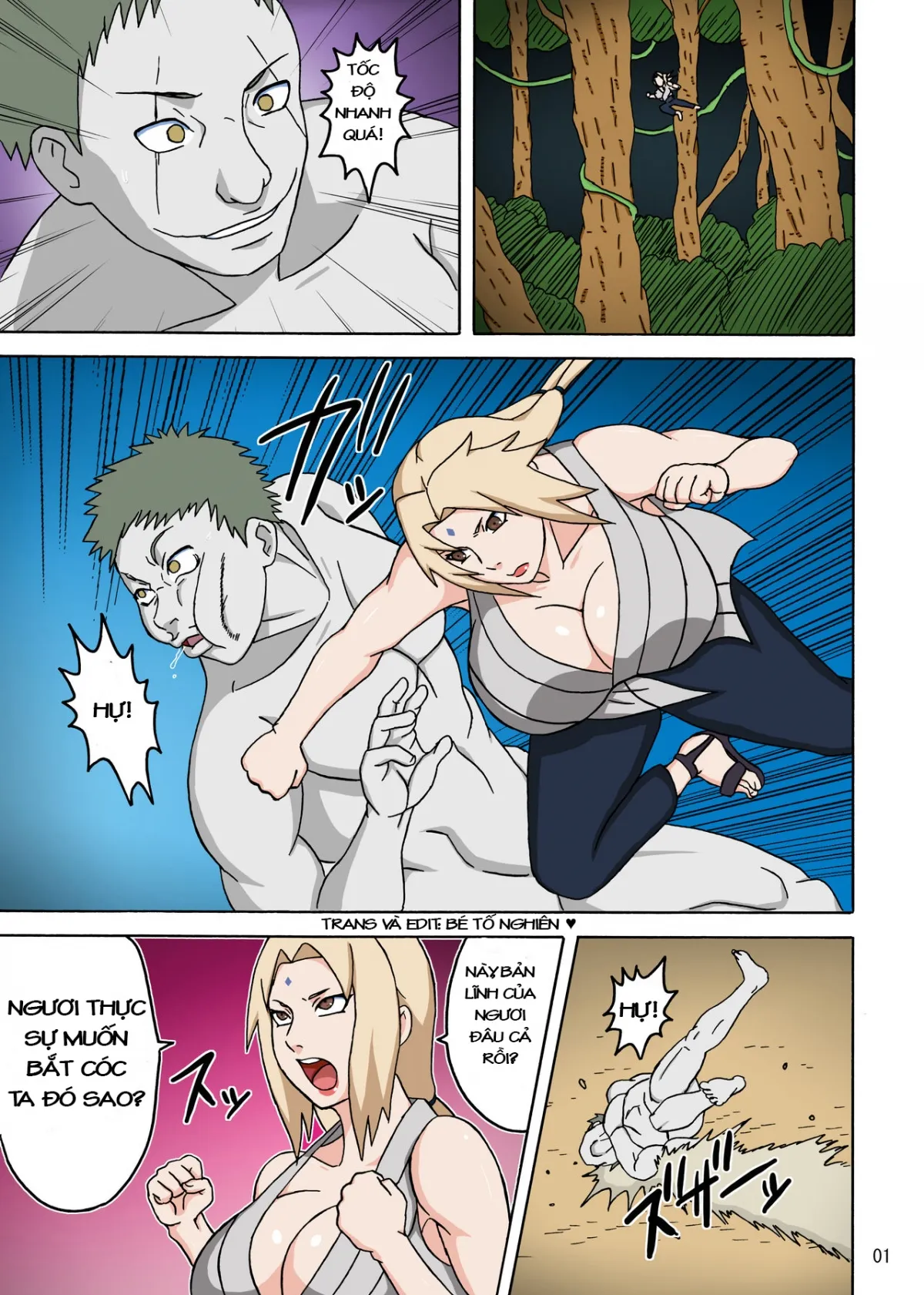 HentaiVN.net - Ảnh 3 - Tsunade Trong Ngục Tù Dâm Tà [Tsunade no In Kangoku R, ツナデの淫監獄R] - Oneshot