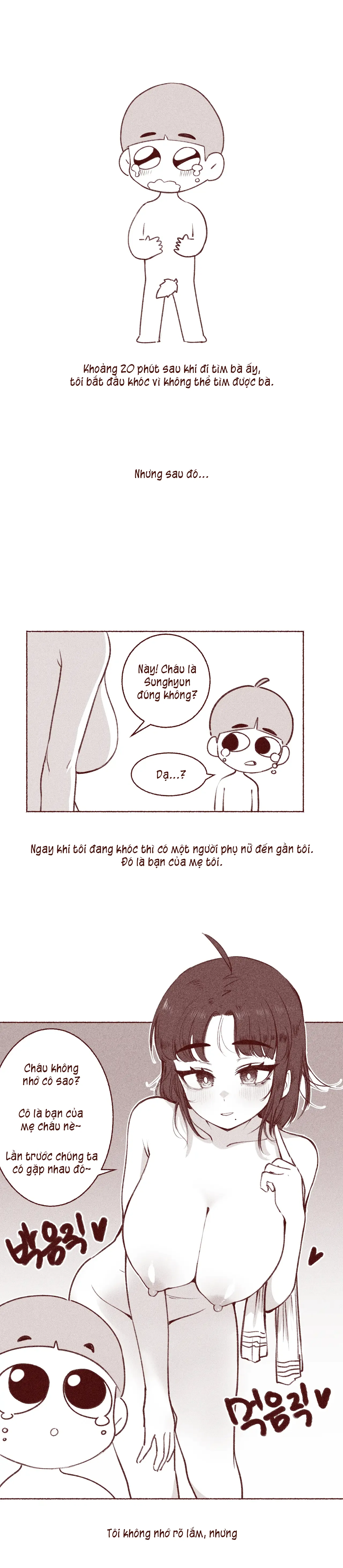 HentaiVN.net - Ảnh 3 - Câu chuyện về việc bú vú bạn của mẹ - Oneshot